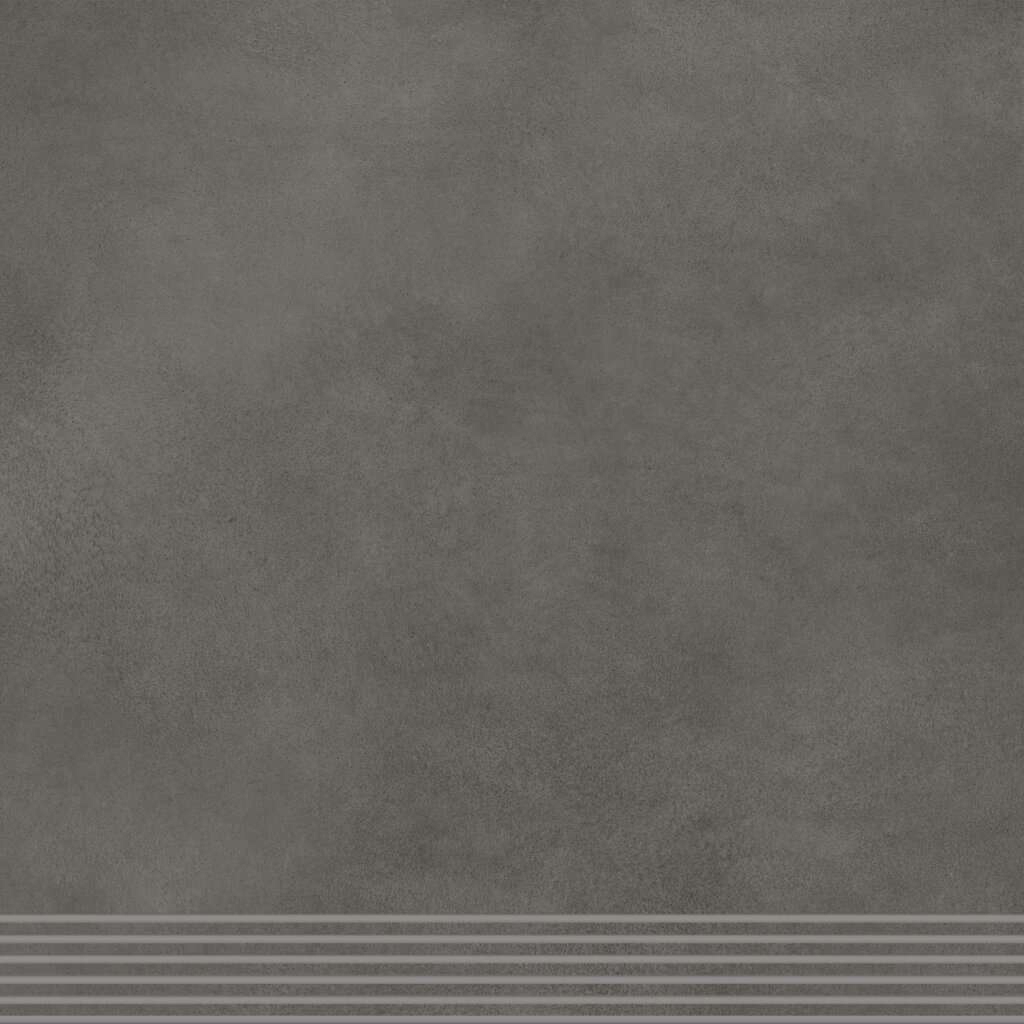 Strata | Stair Tile With Grooving - Volcano