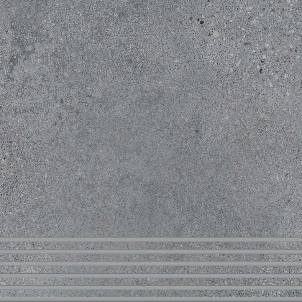 Trio | Treppenfliese - Iron Grey