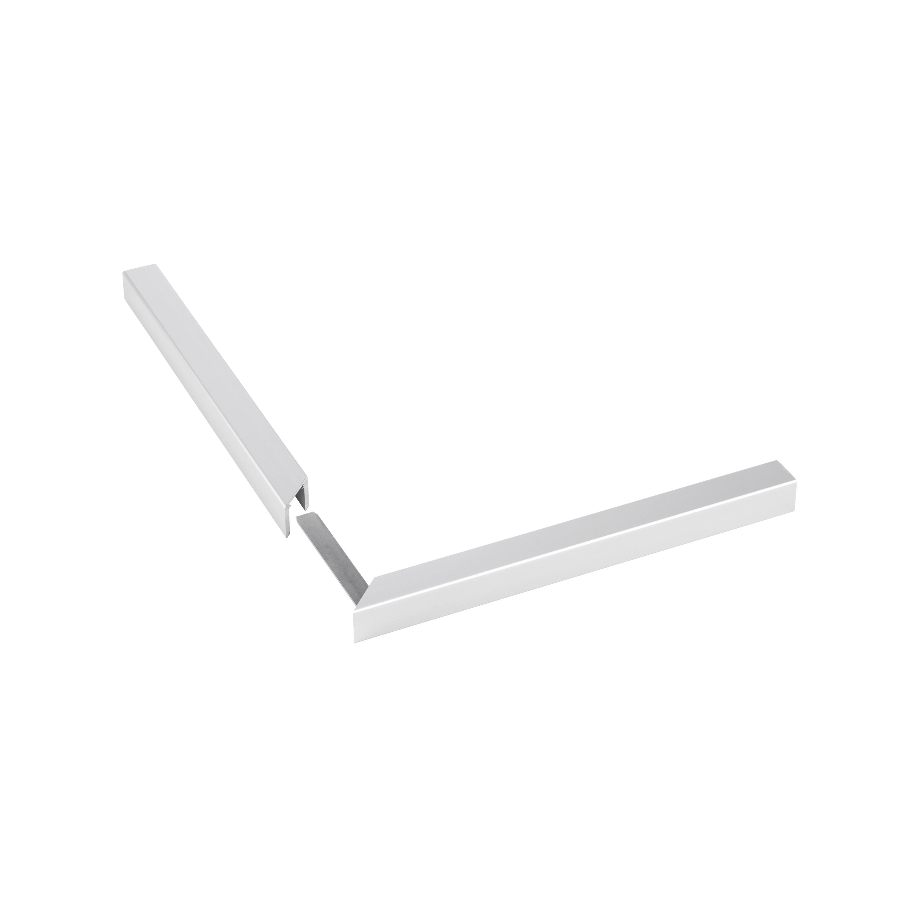 Display product Alu-u profile 90° curve from manufacturer Steelpro