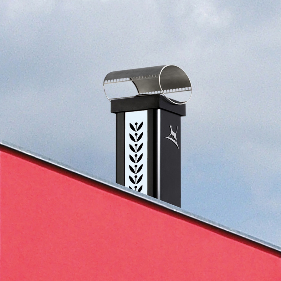 Mostrar el producto Luminance Graphinox chimney stack del fabricante Poujoulat