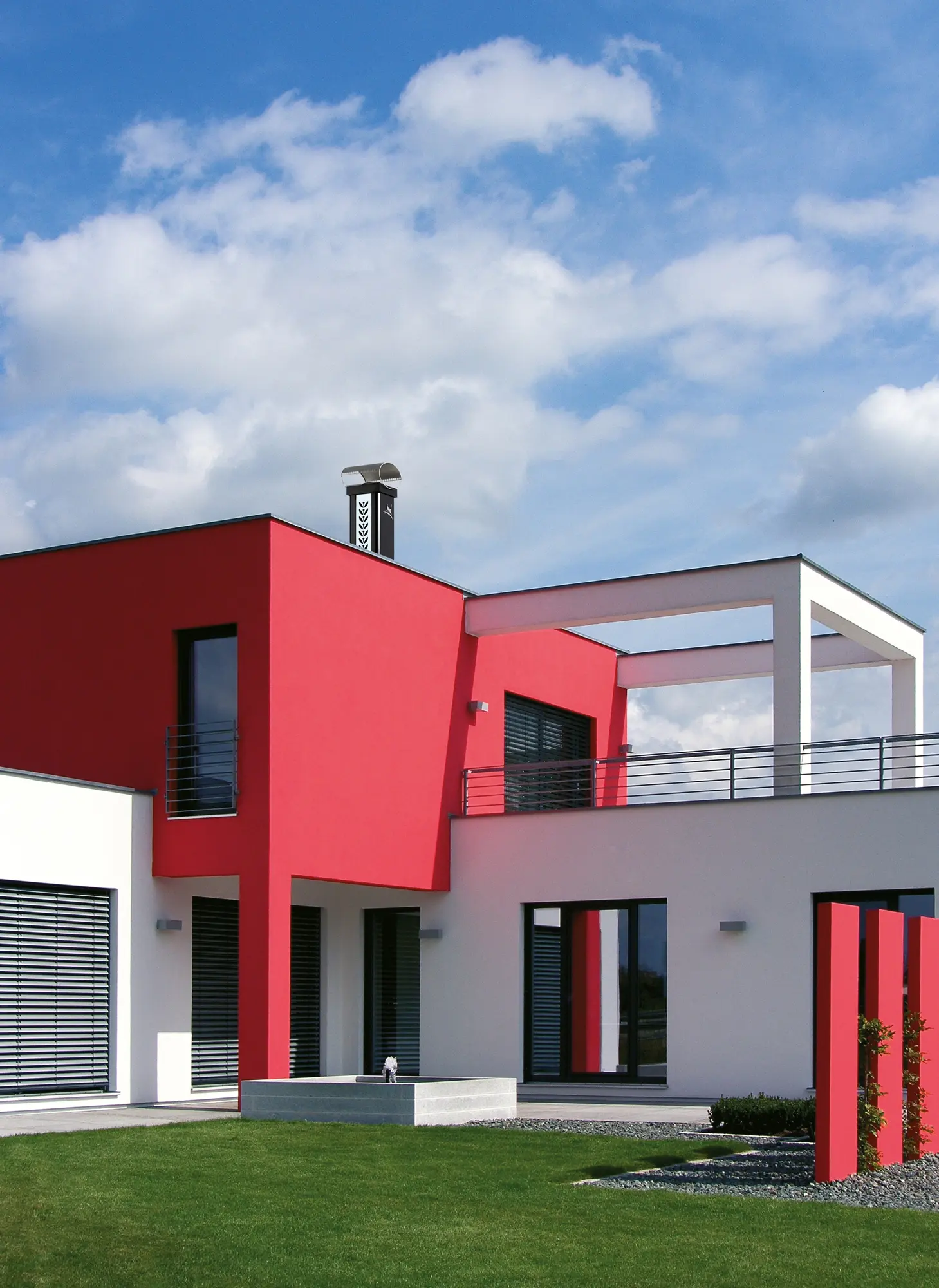 Poujoulat - Luminance Graphinox chimney stack