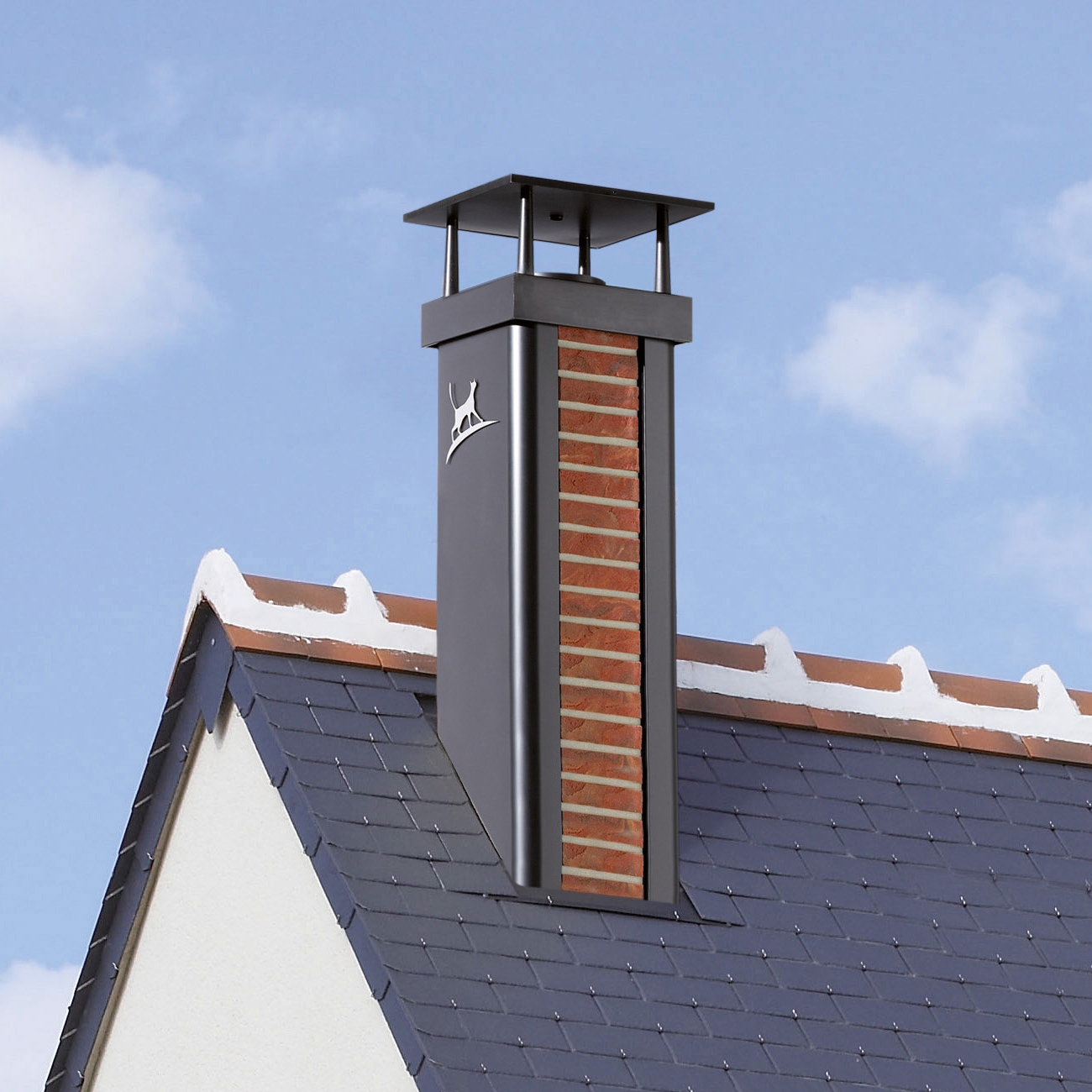 Mostrar el producto Luminance Terranova chimney stack del fabricante Poujoulat