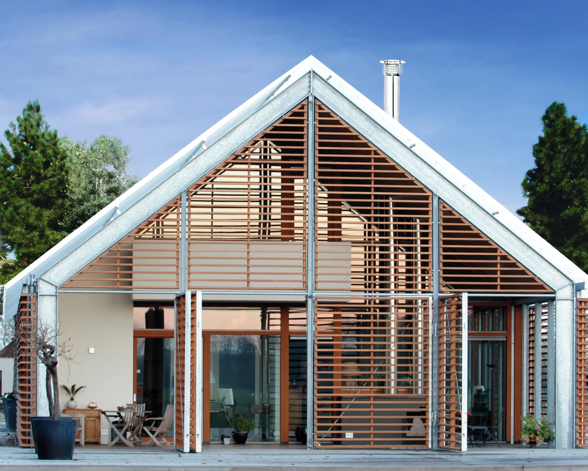 Poujoulat - Therminox multifuel twin-wall insulated chimney