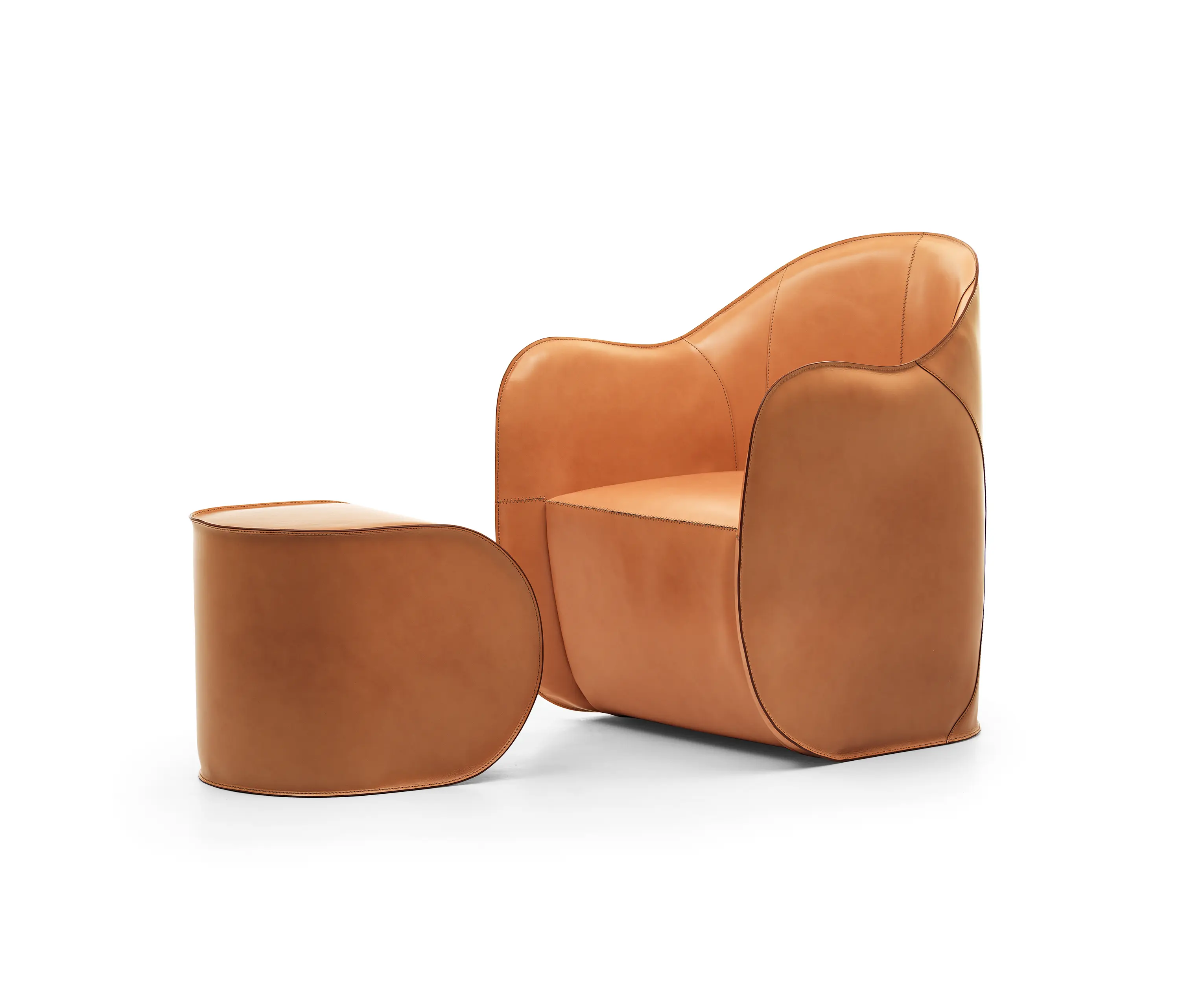 Eponimo - Exo armchair and pouf