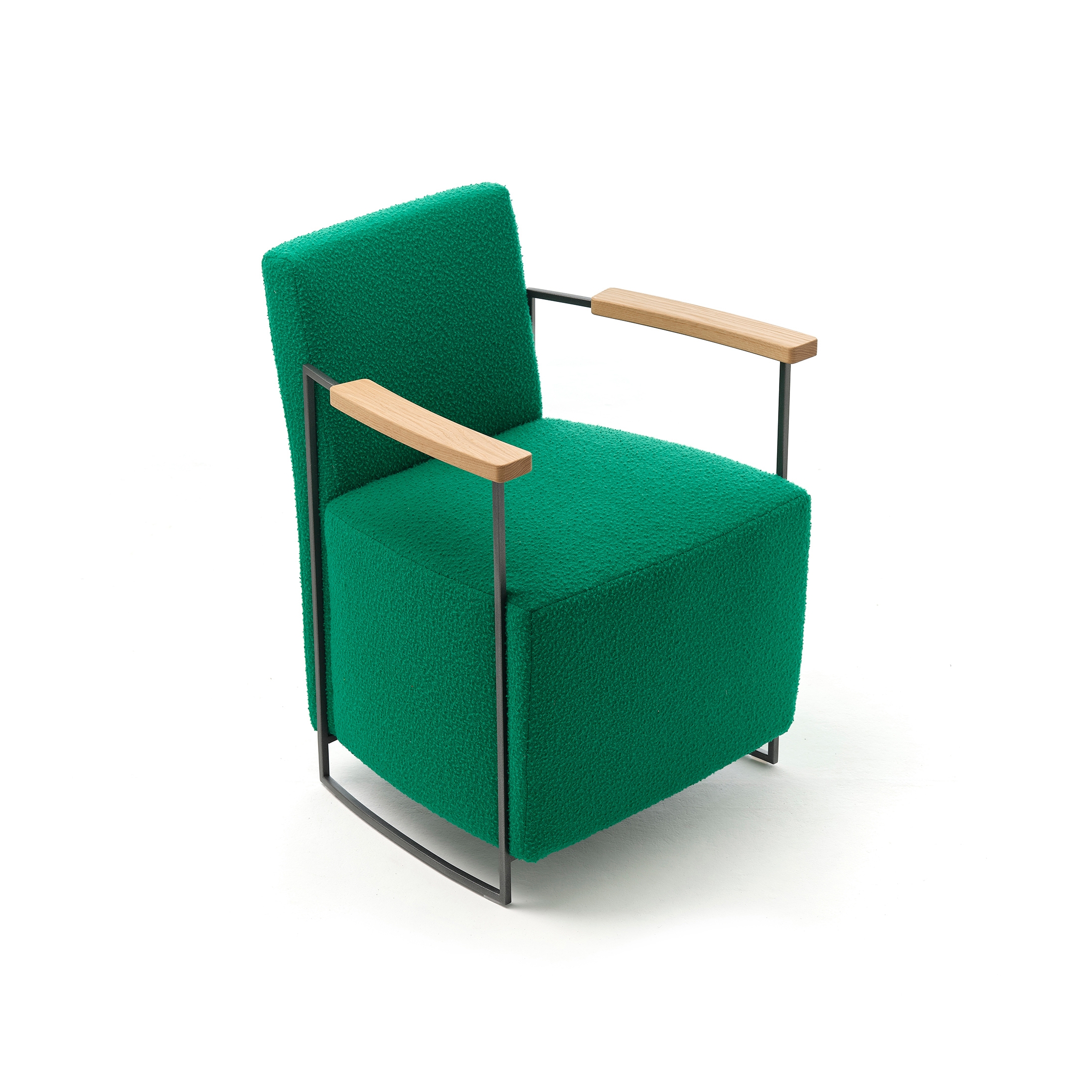 Gotham small armchair in casentino wool