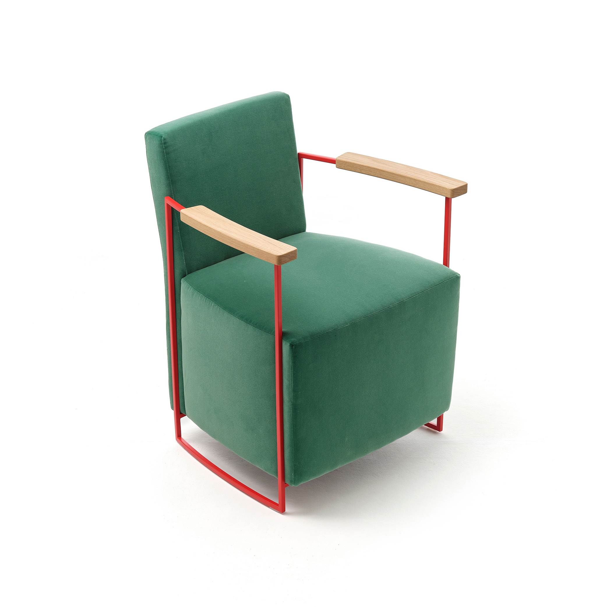Gotham poltroncina in velluto di cotone