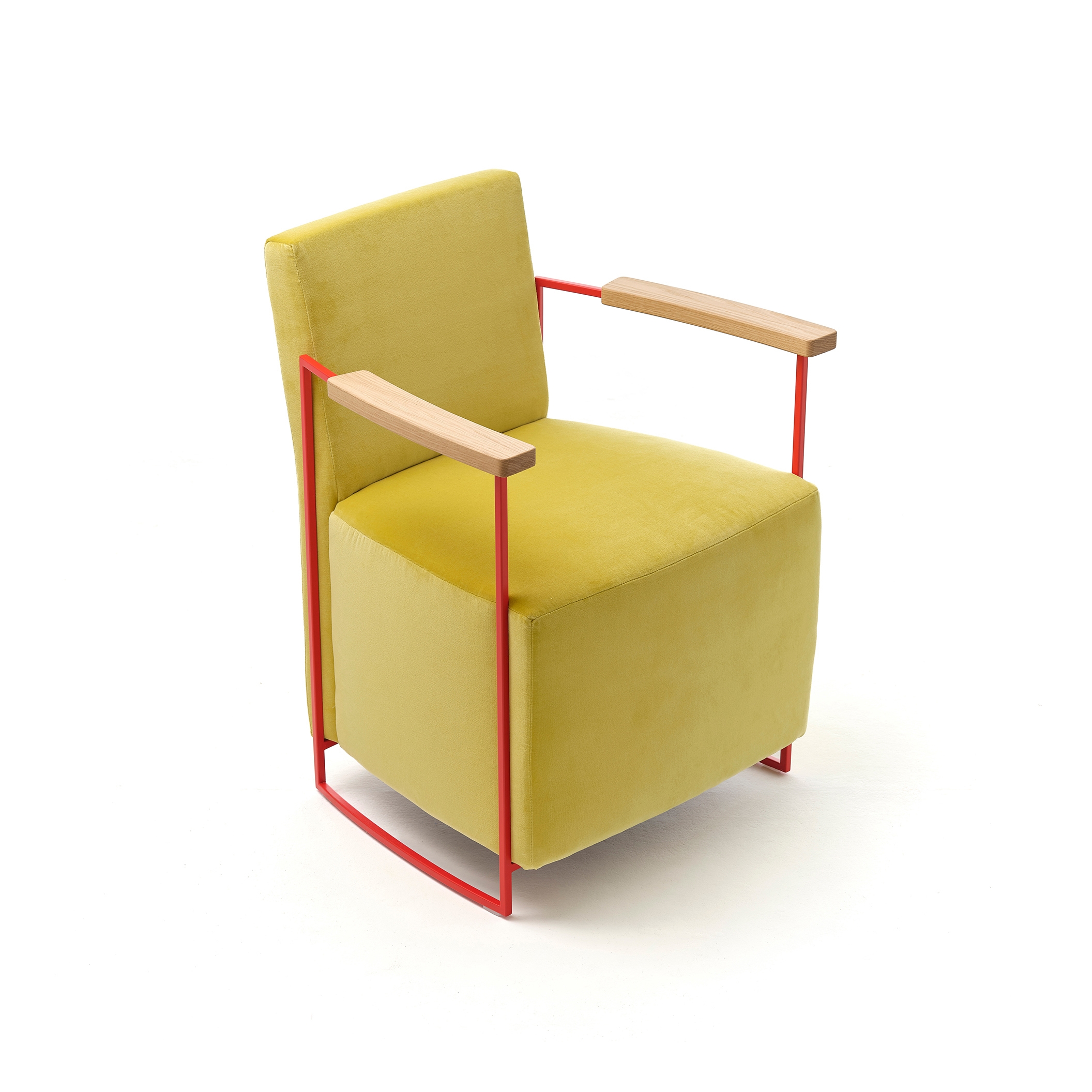Gotham poltroncina in velluto di cotone