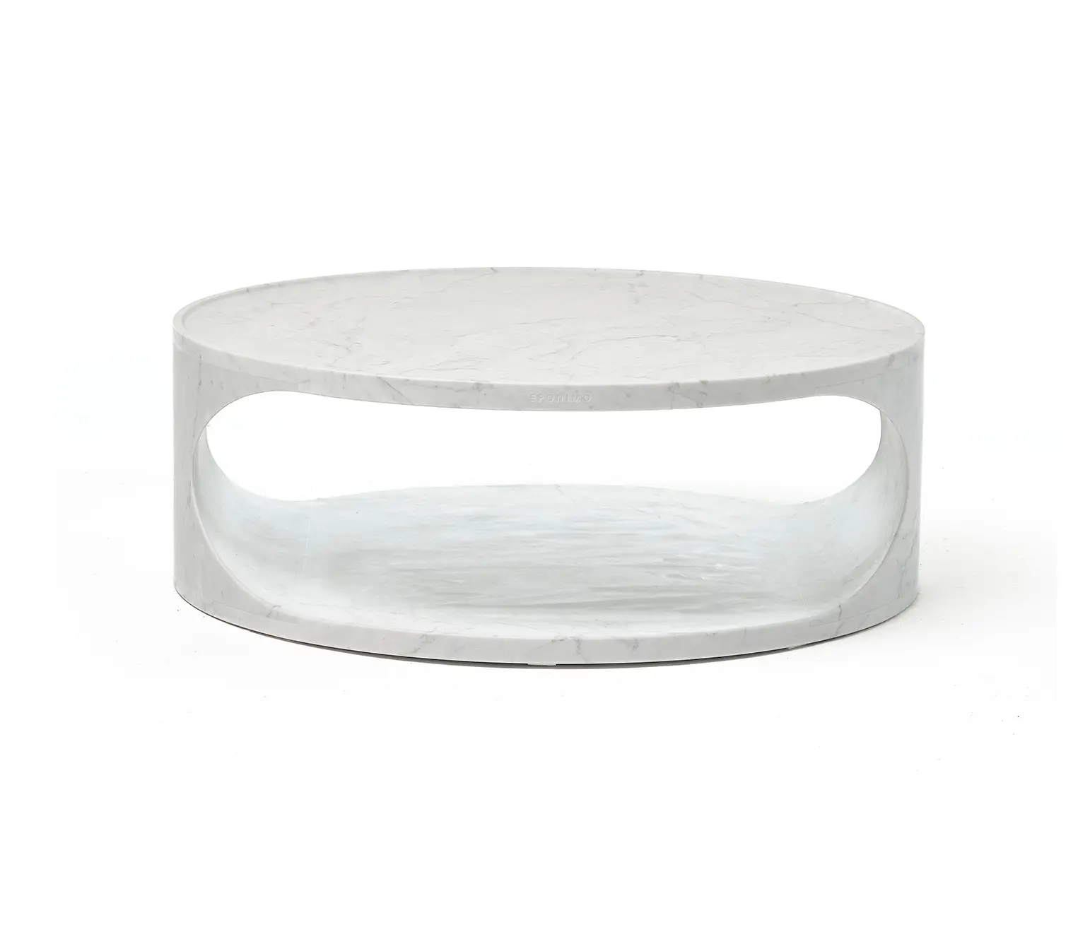Eponimo - Roll low table in carrara