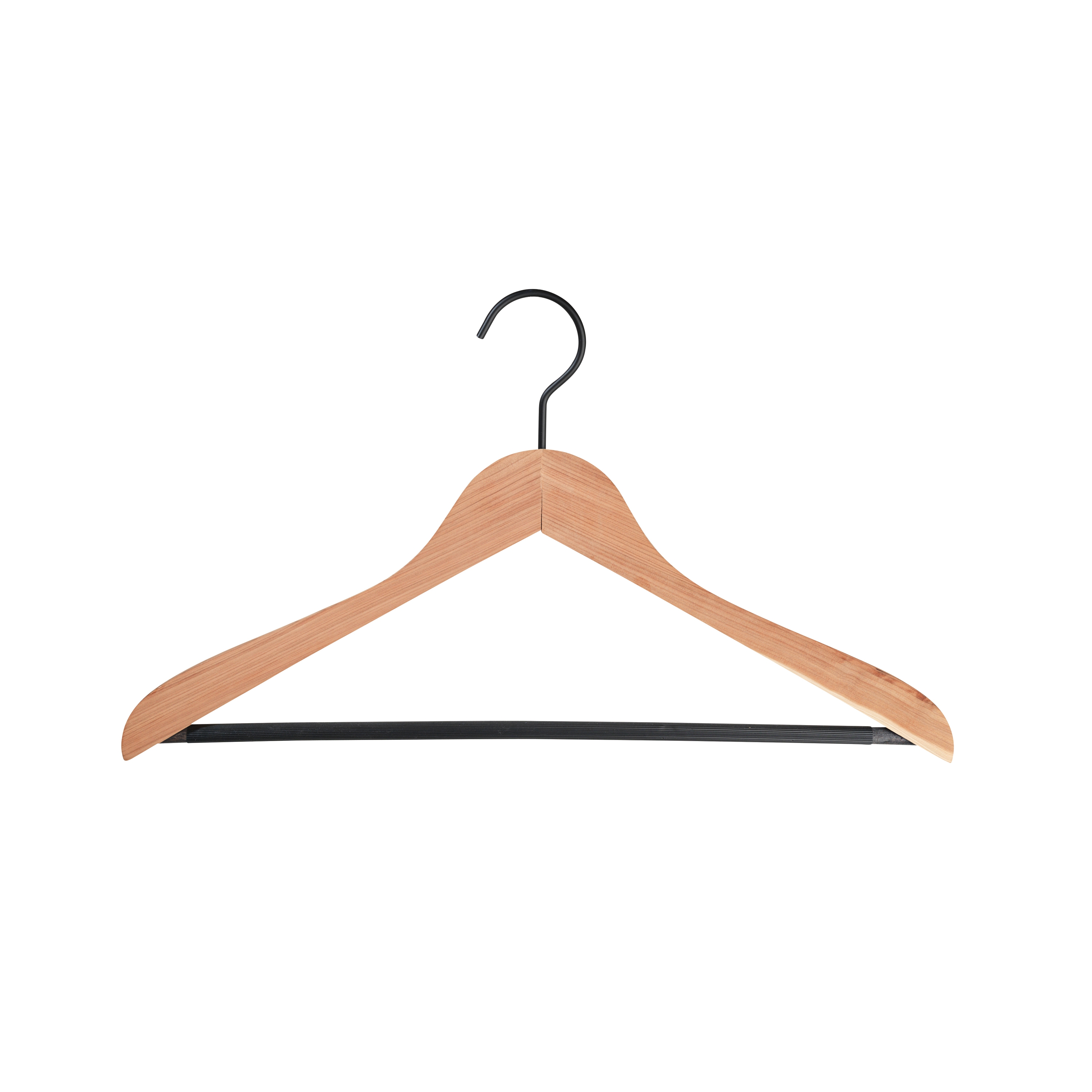 Cedar hanger with bar