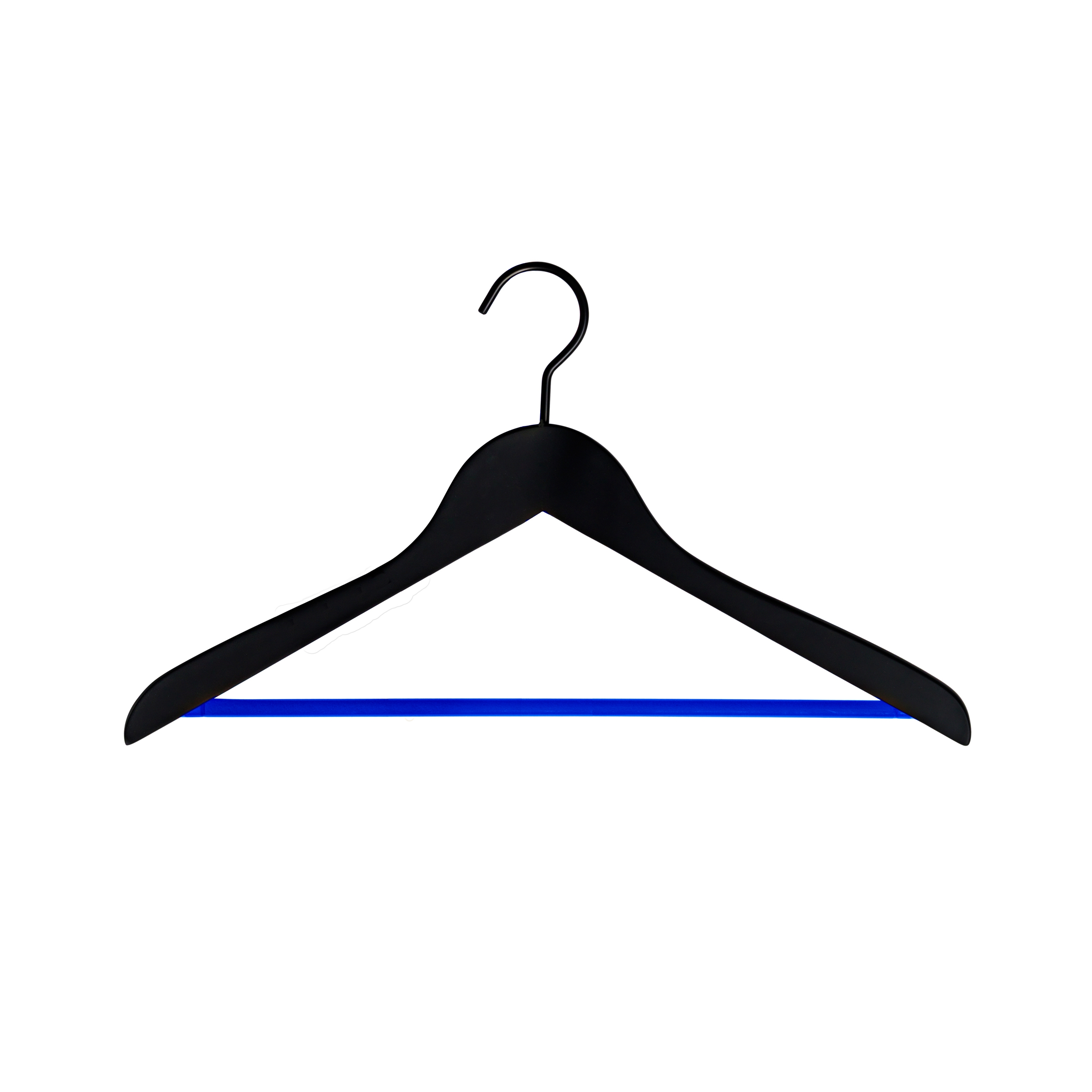 Soft hanger with acrylic bar