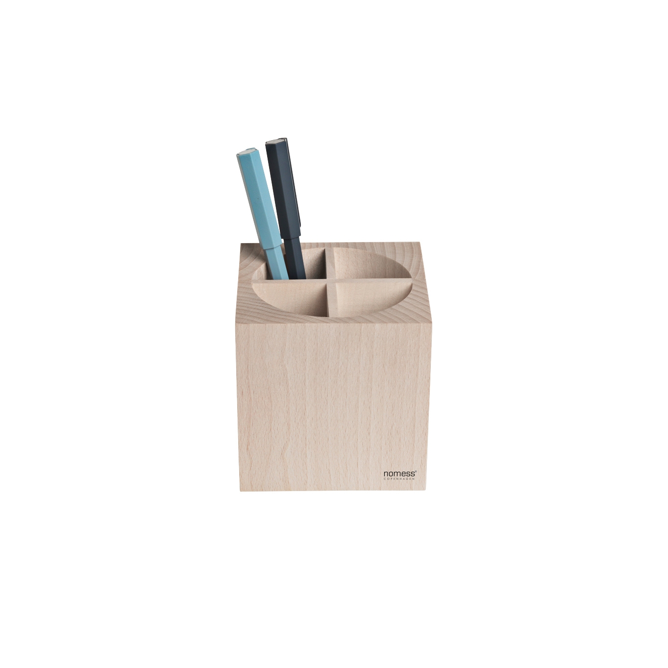 Display product Wooden pen cup from manufacturer nomess copenhagen