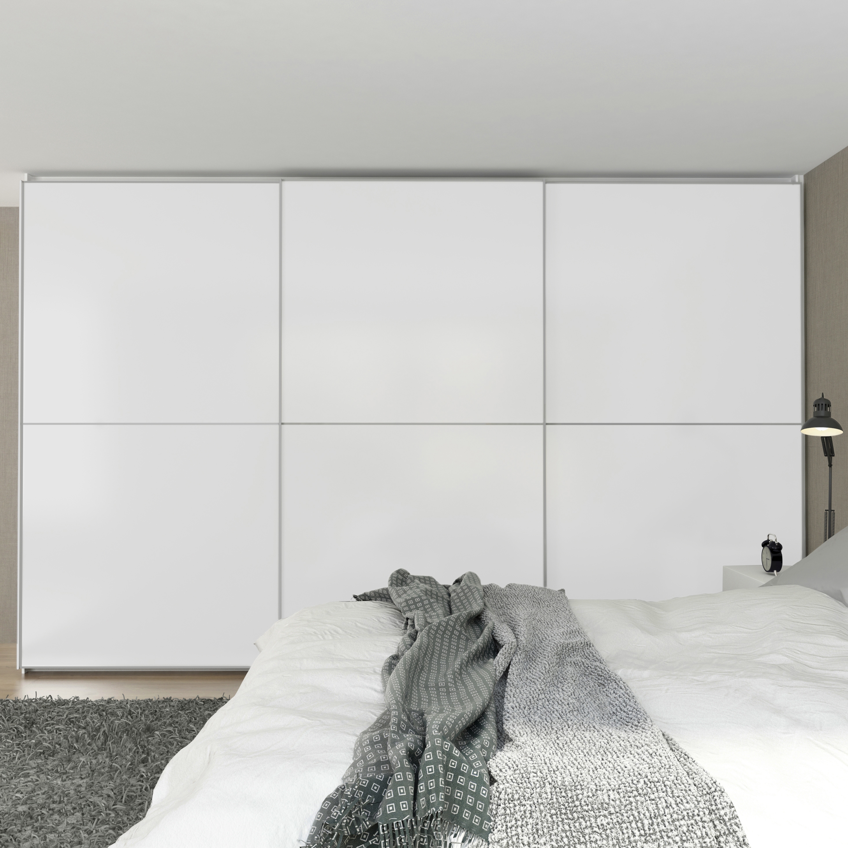 Sliding doors | Matt crystal white