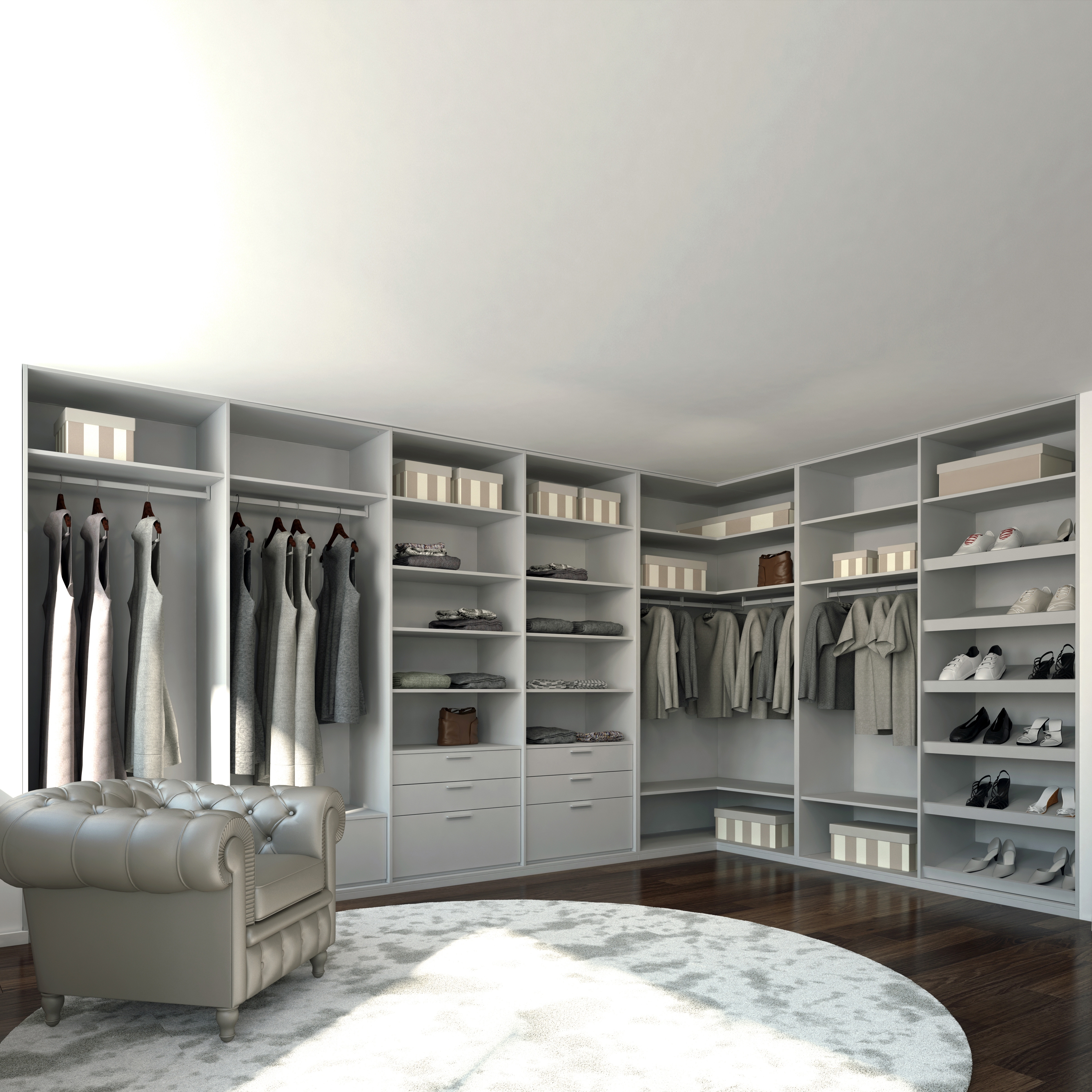 Walk-in closets | Stone