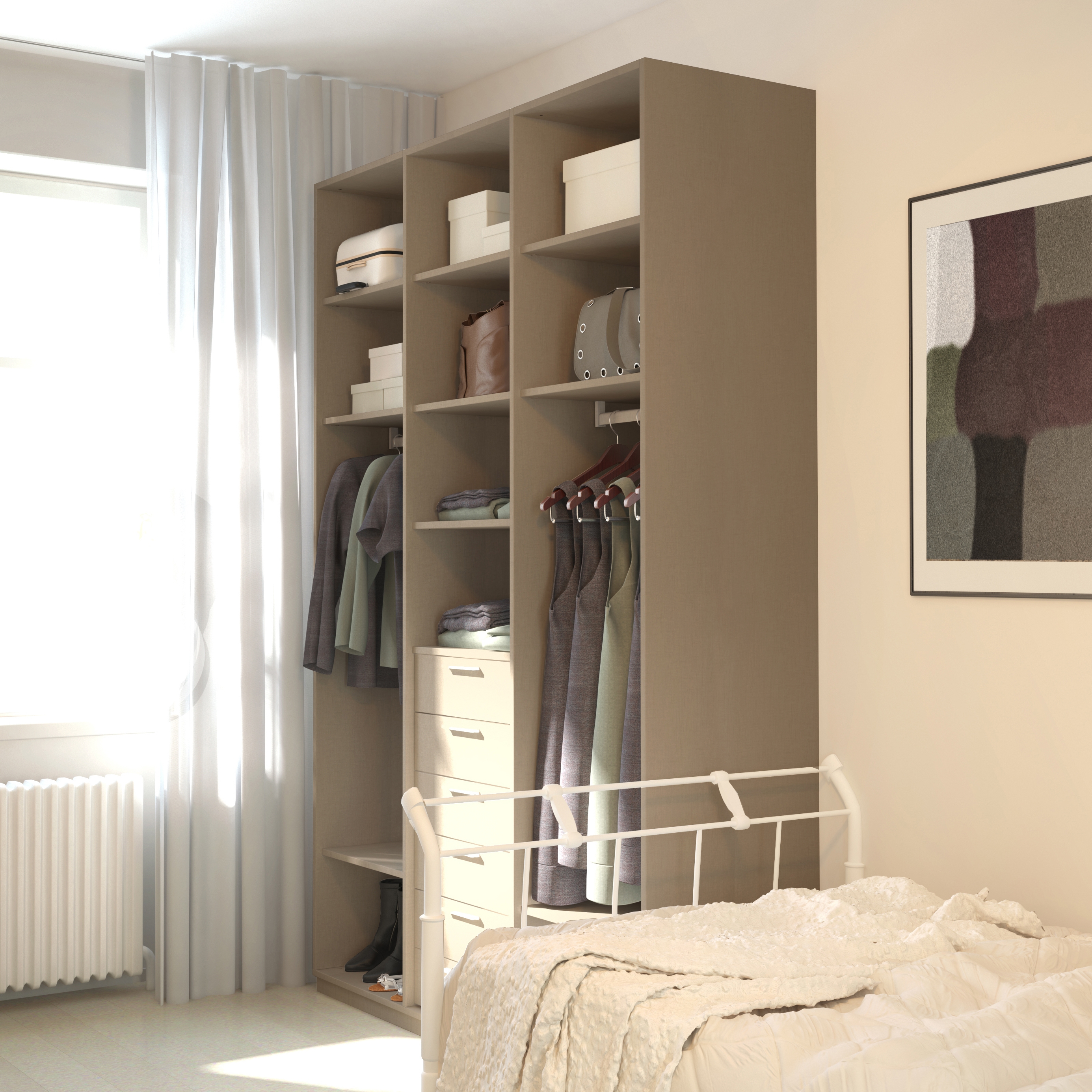 Mostra il prodotto Walk-in closets | Whitened linen del produttore dica