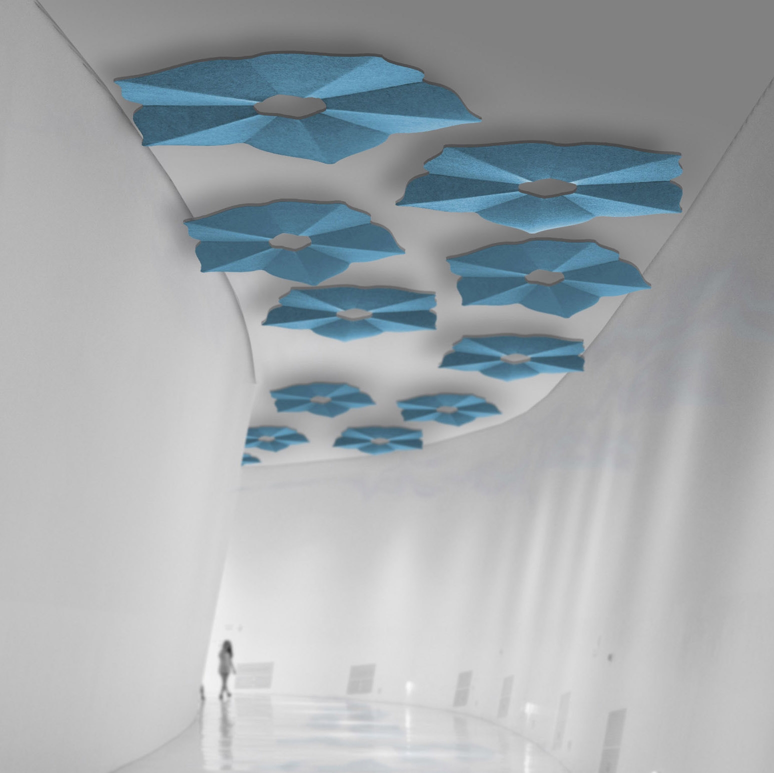 Display product Whisperwool Ceiling Sail Enzian from manufacturer Tante Lotte