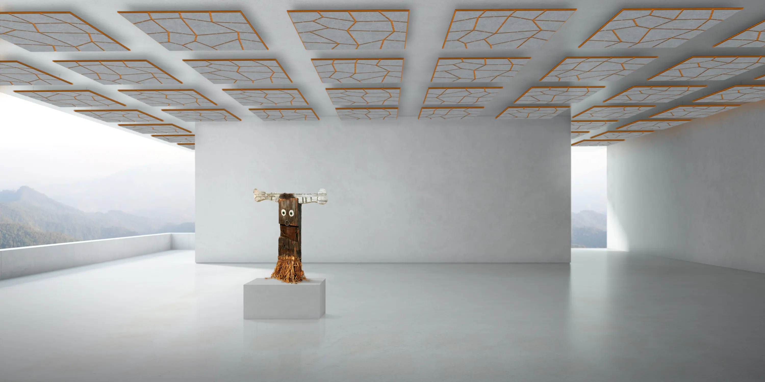 Tante Lotte - Whisperwool Ceiling Sail Grid