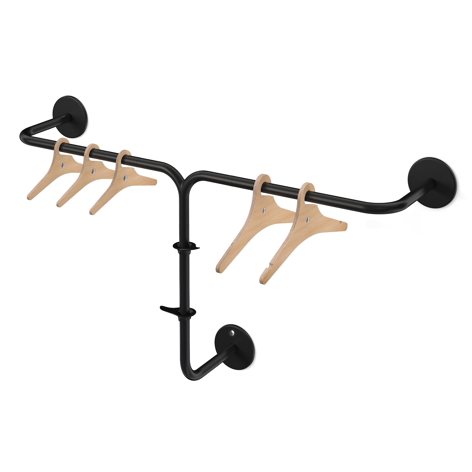 FIXED COAT RACKS