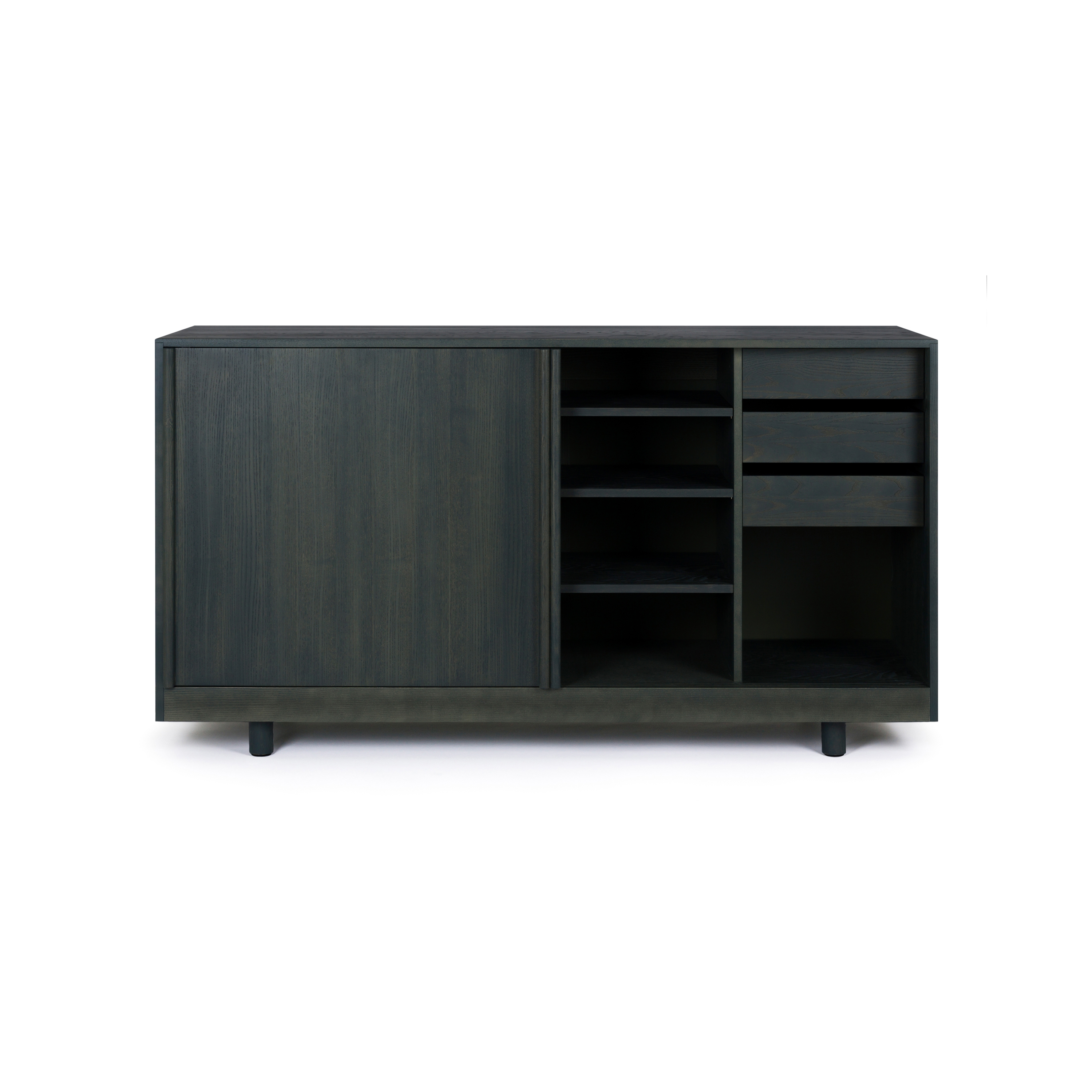 Sideboard with Sliding Doors Forest Green