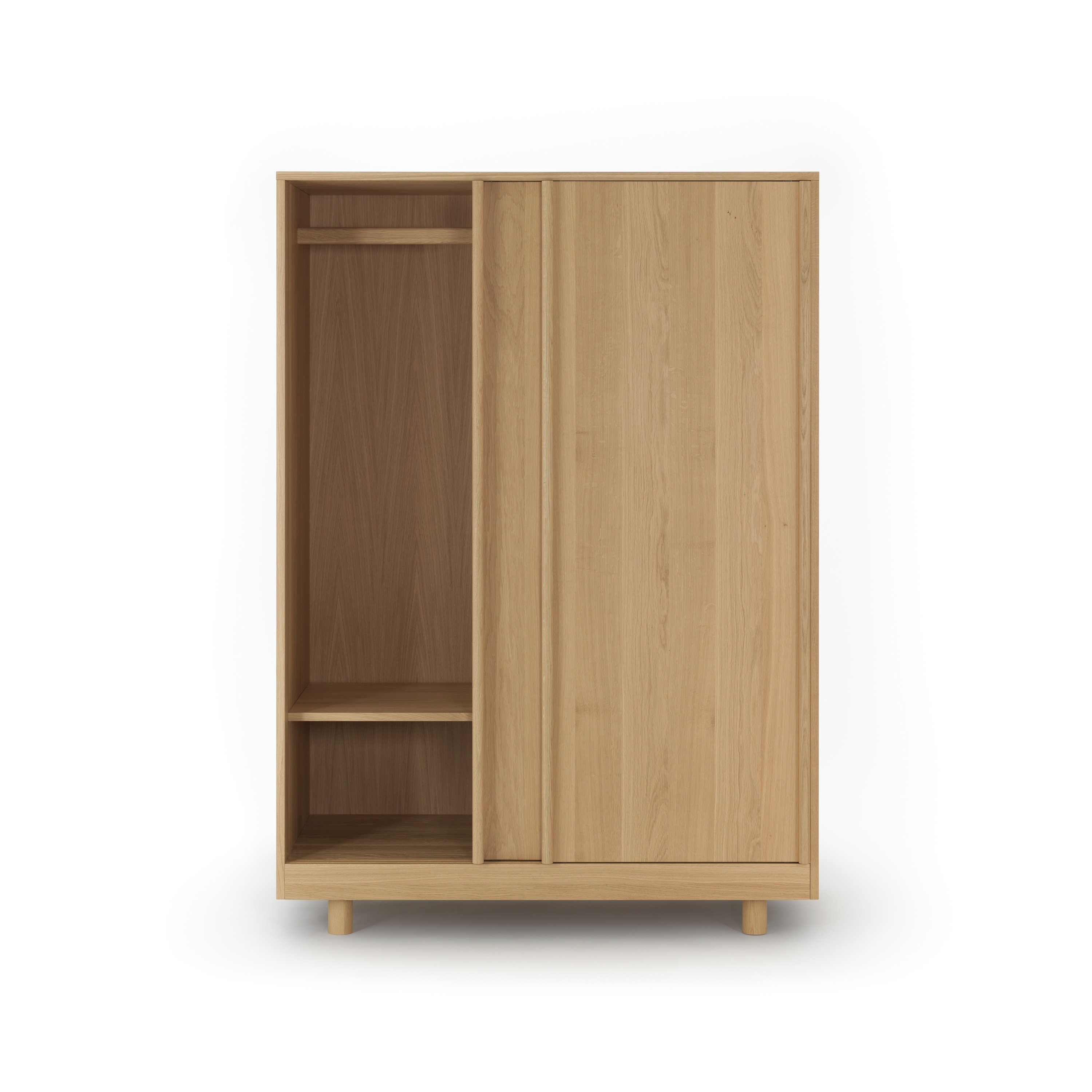 Mostra il prodotto Wardrobe with Sliding Doors Natural Oak del produttore Bautier