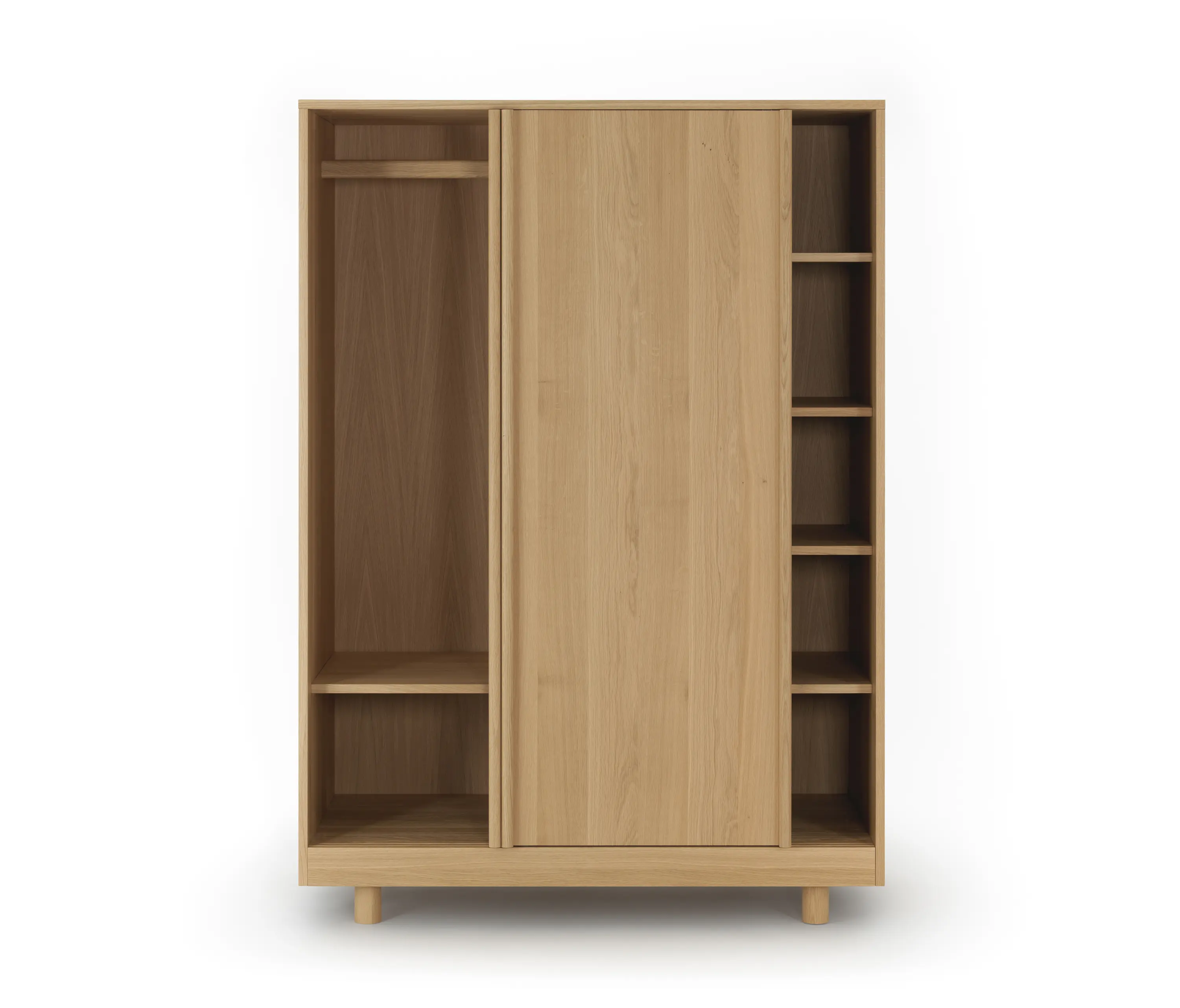 Bautier - Wardrobe with Sliding Doors Natural Oak