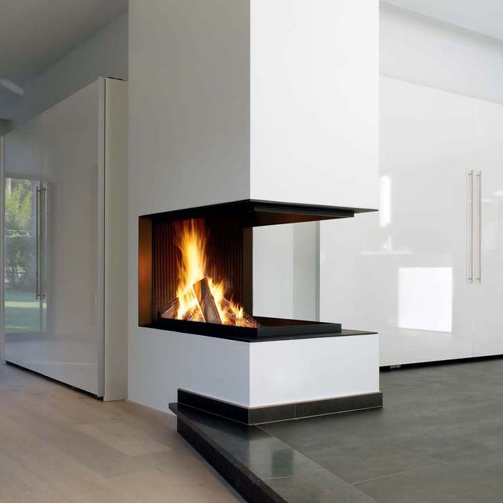 OPEN WOOD FIREPLACES