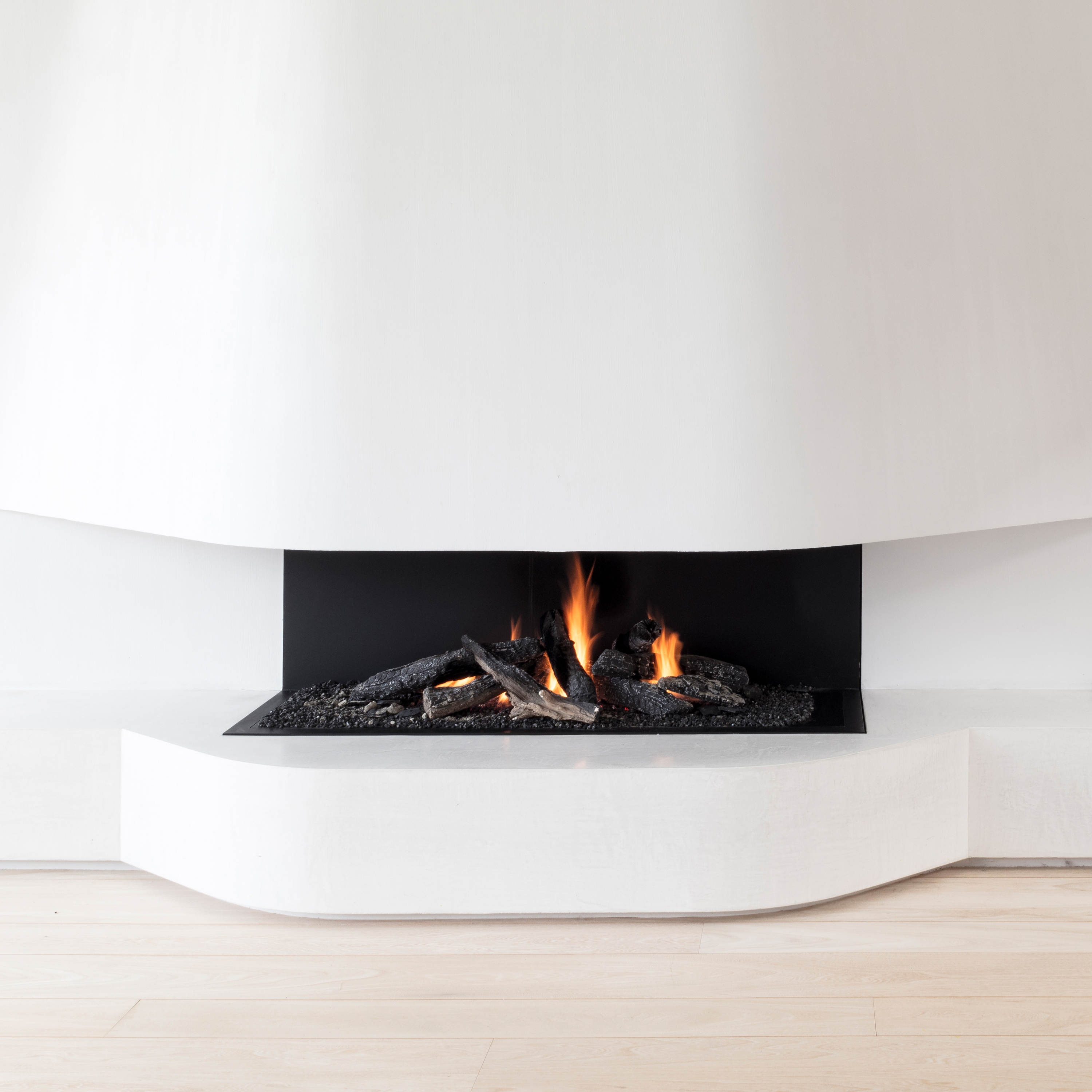 OPEN GAS FIREPLACES