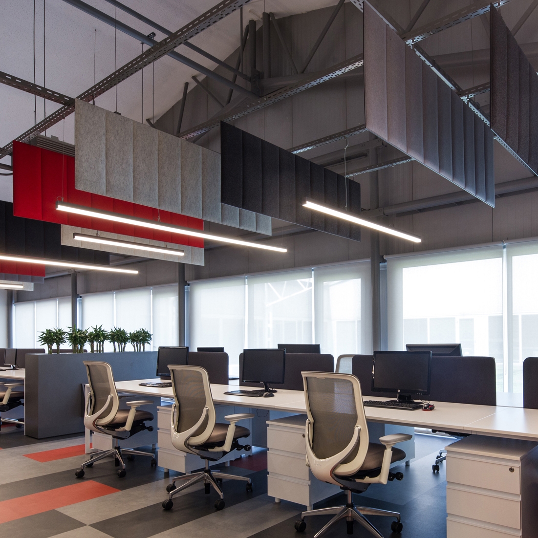 Display product ECOdesk baffles from manufacturer Slalom
