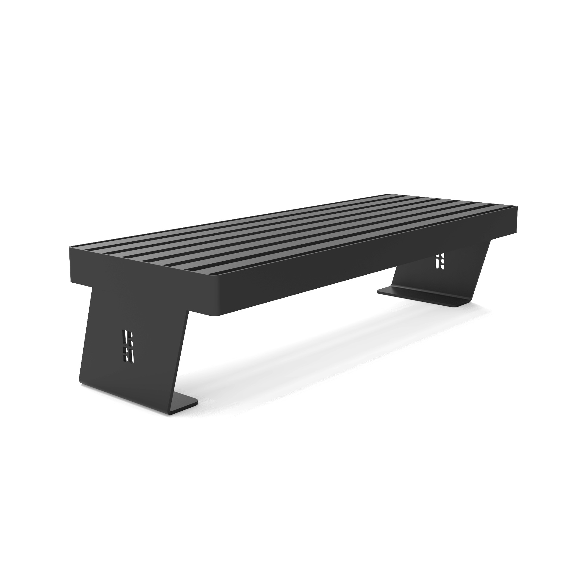 Noir bench