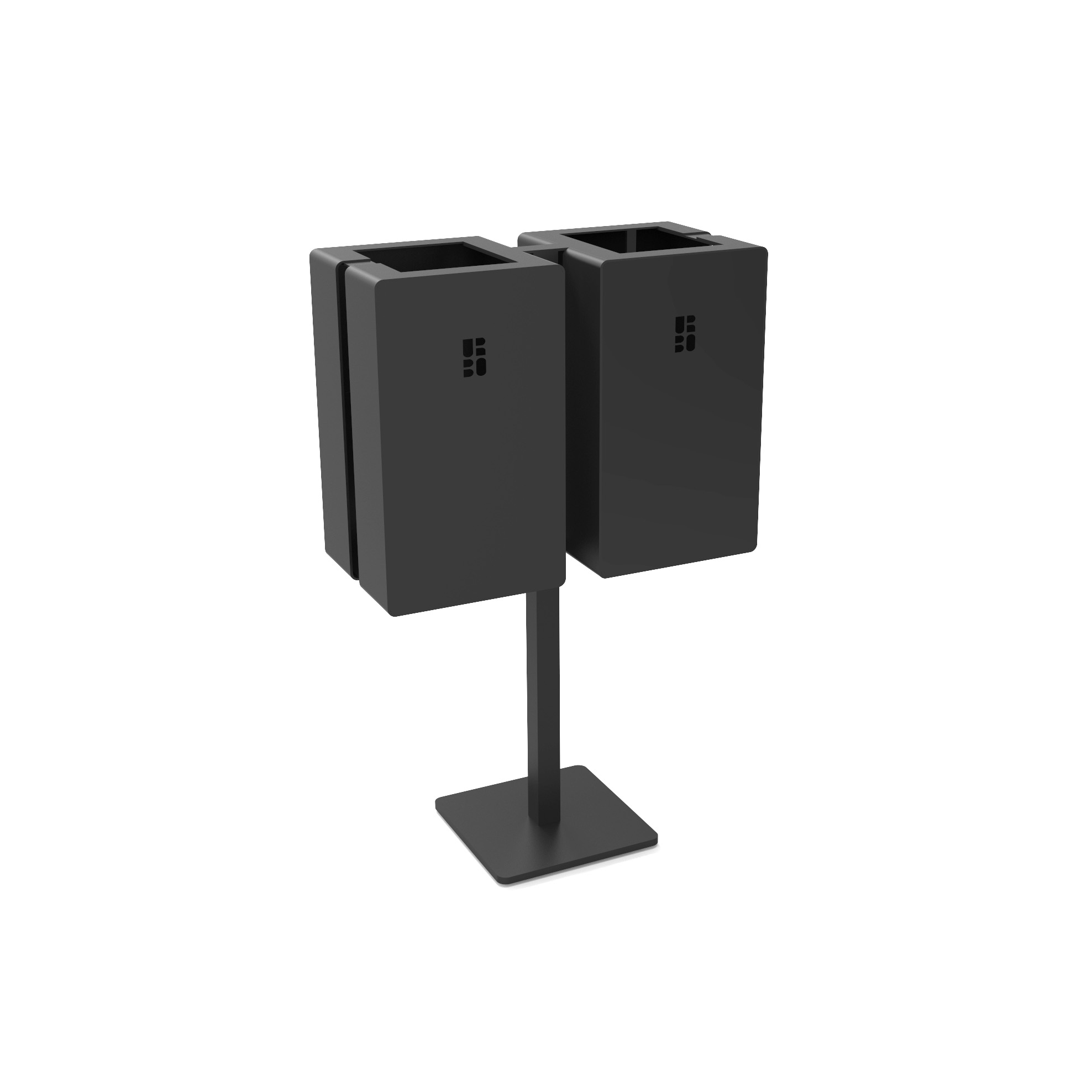 Noir double bin