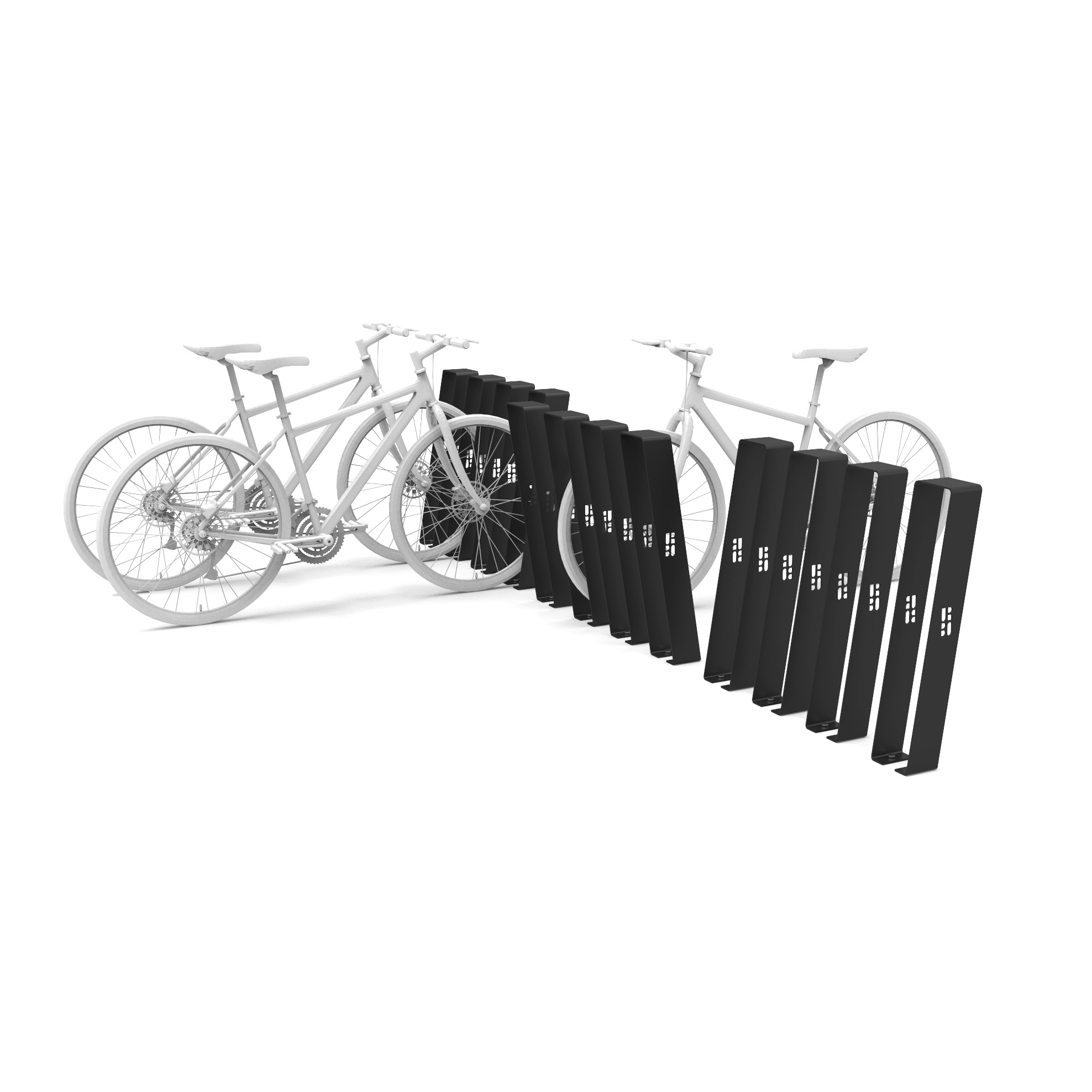 Afficher le produit Noir bicycle rack du fabricant Urbo