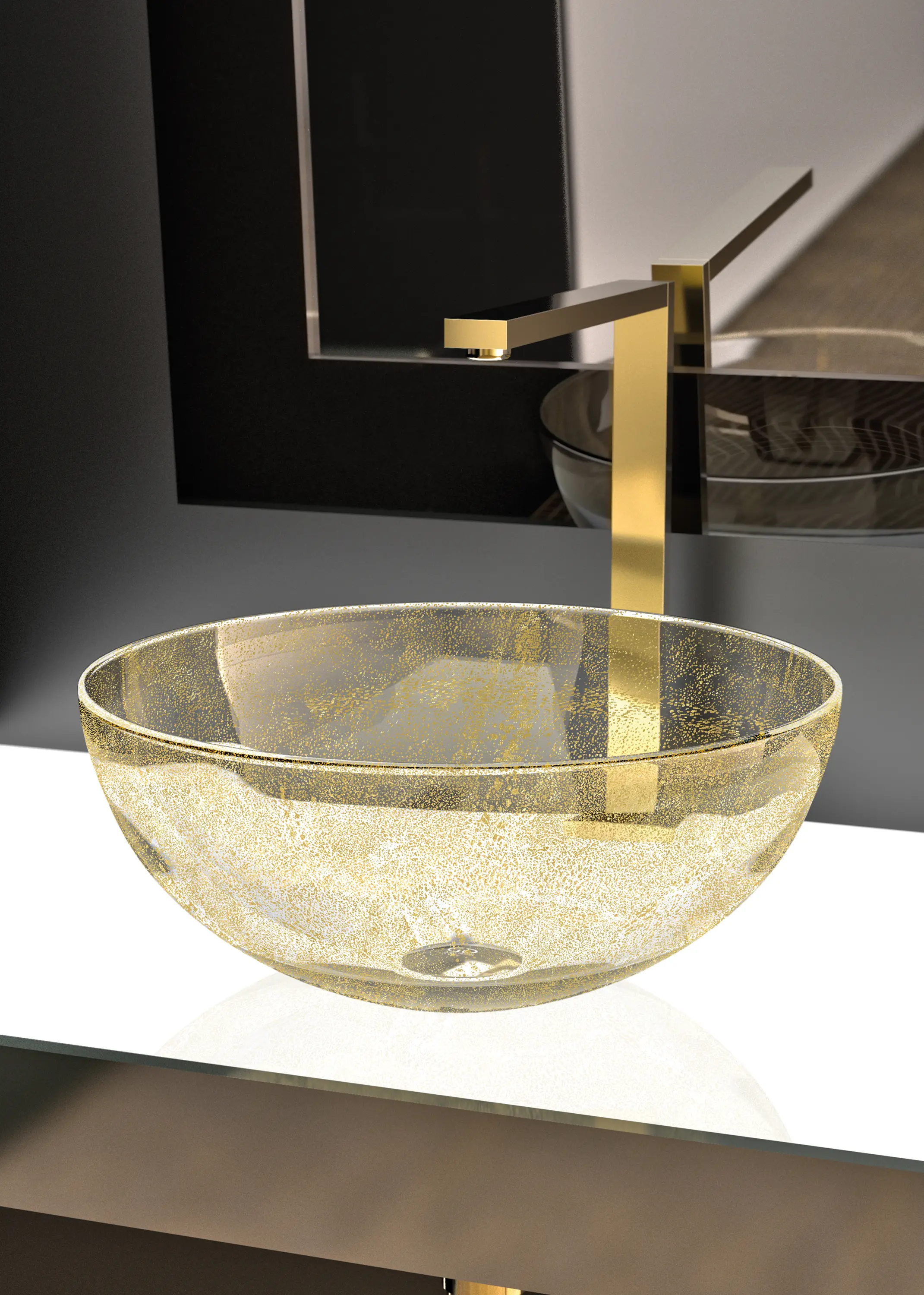 Glass Design - Laguna Oro