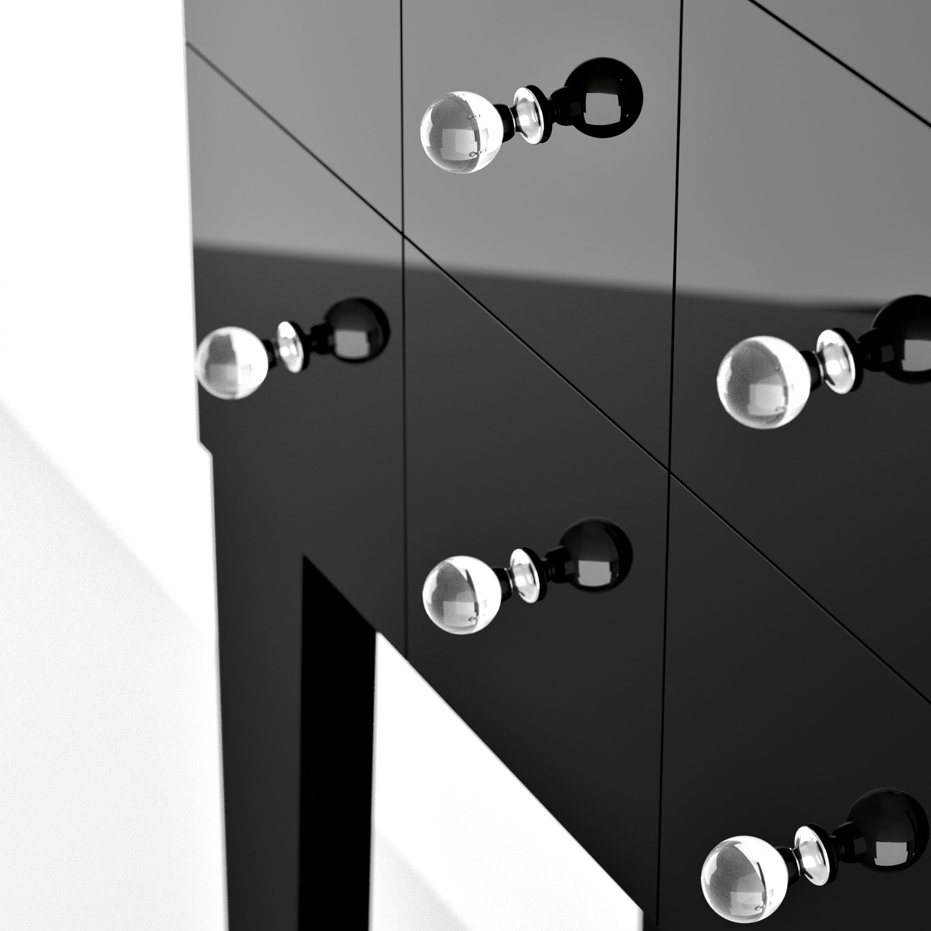 Display product Sfera Pull from manufacturer Glass Design