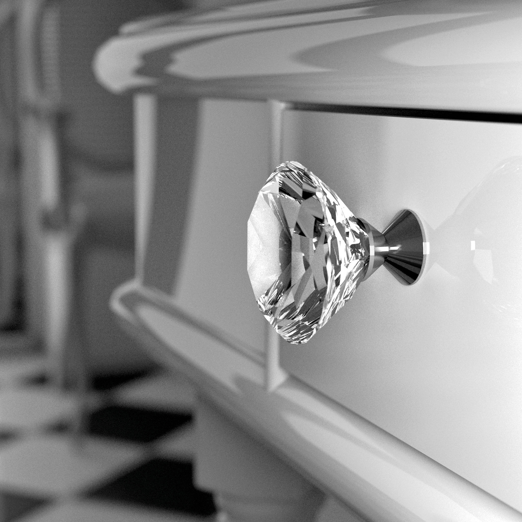 Display product Deluxe Pull from manufacturer Glass Design