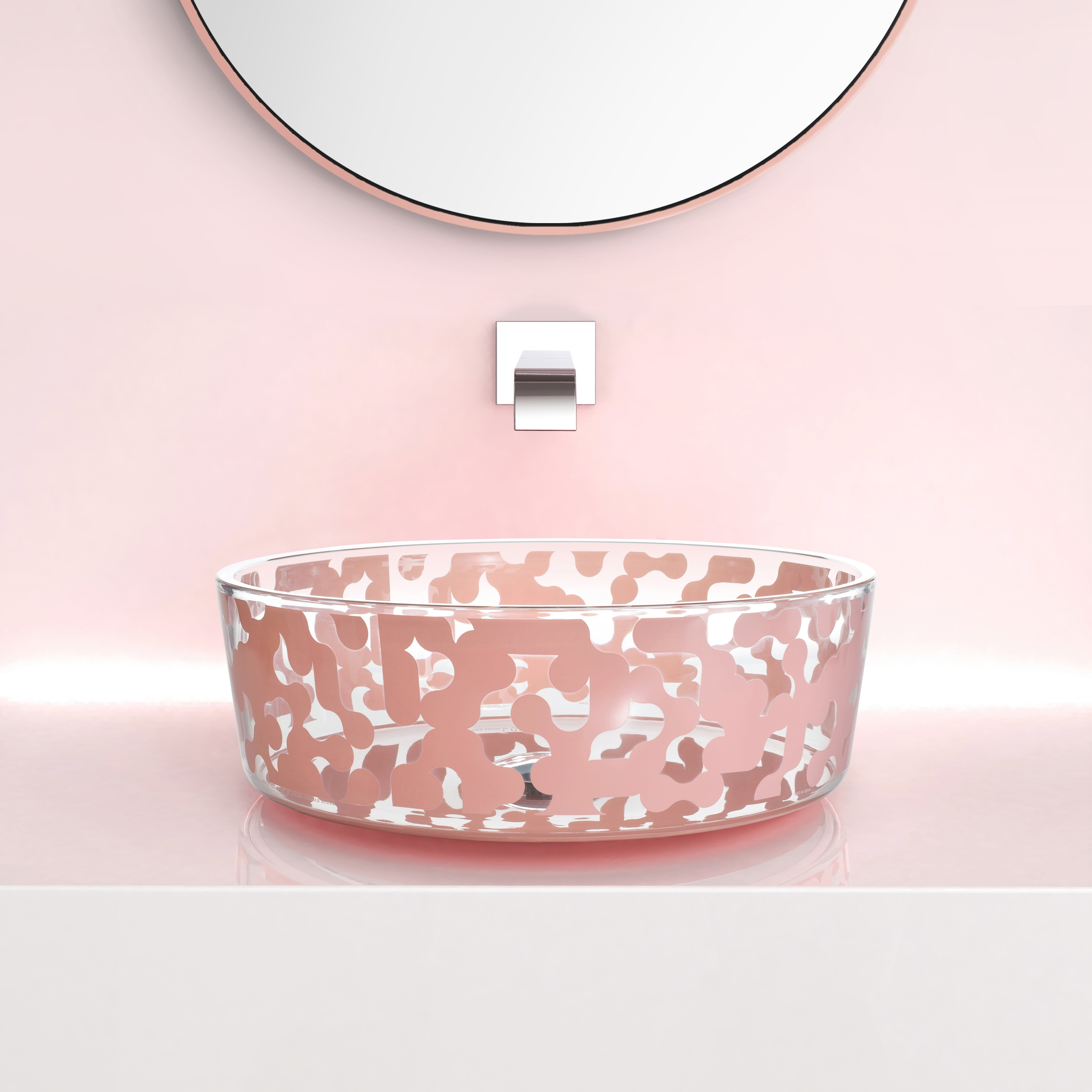 Marea Sink Powder Pink