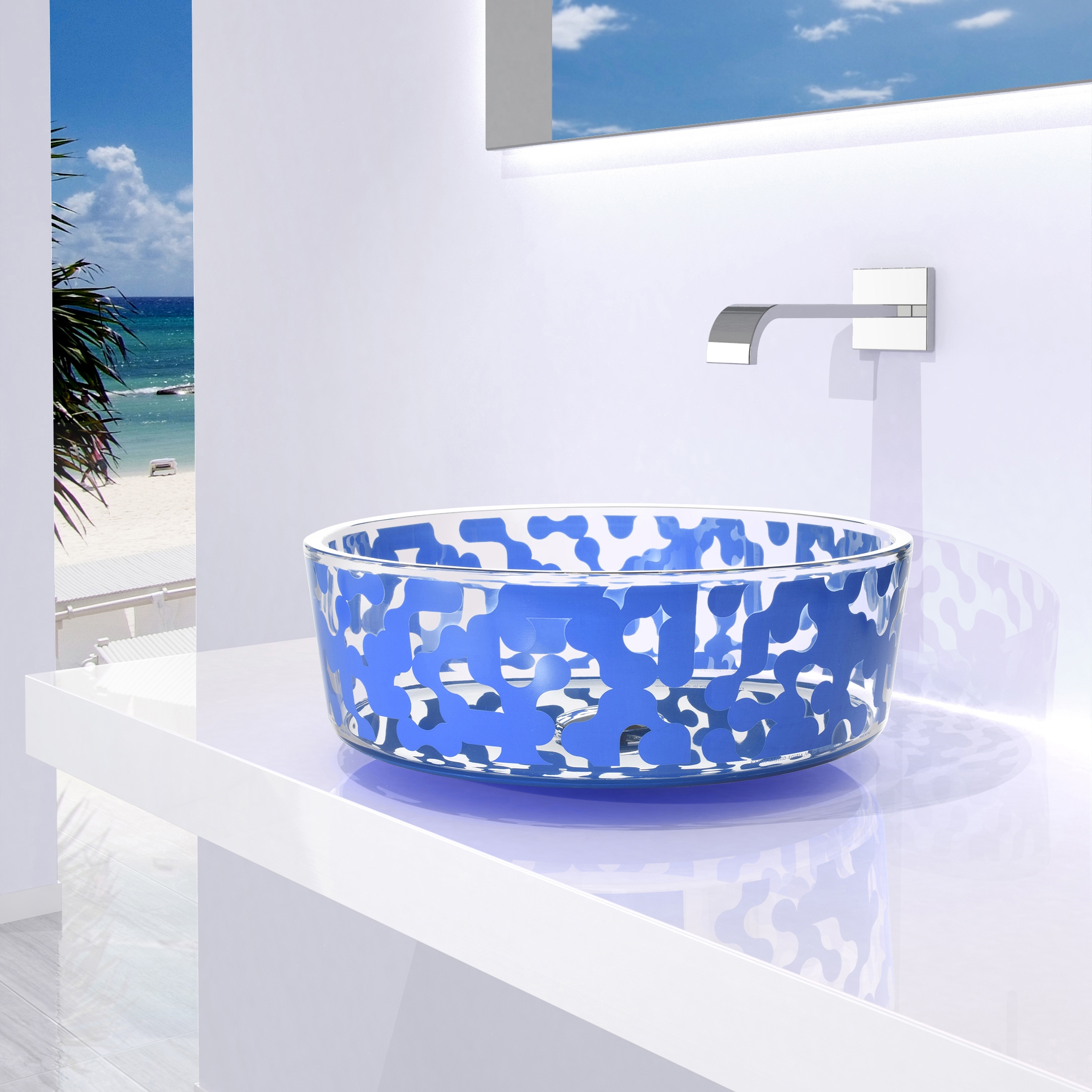 Marea Sink Sky Blue