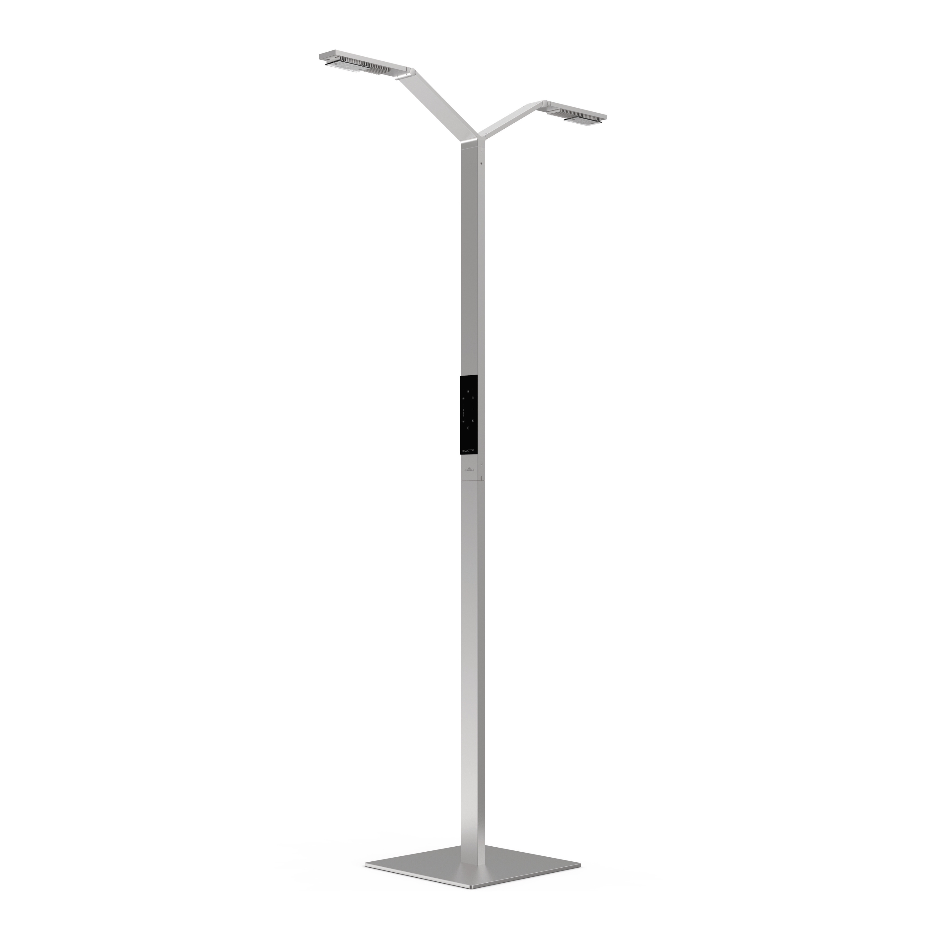 Display product FLOOR TWIN LINEAR aluminium from manufacturer LUCTRA