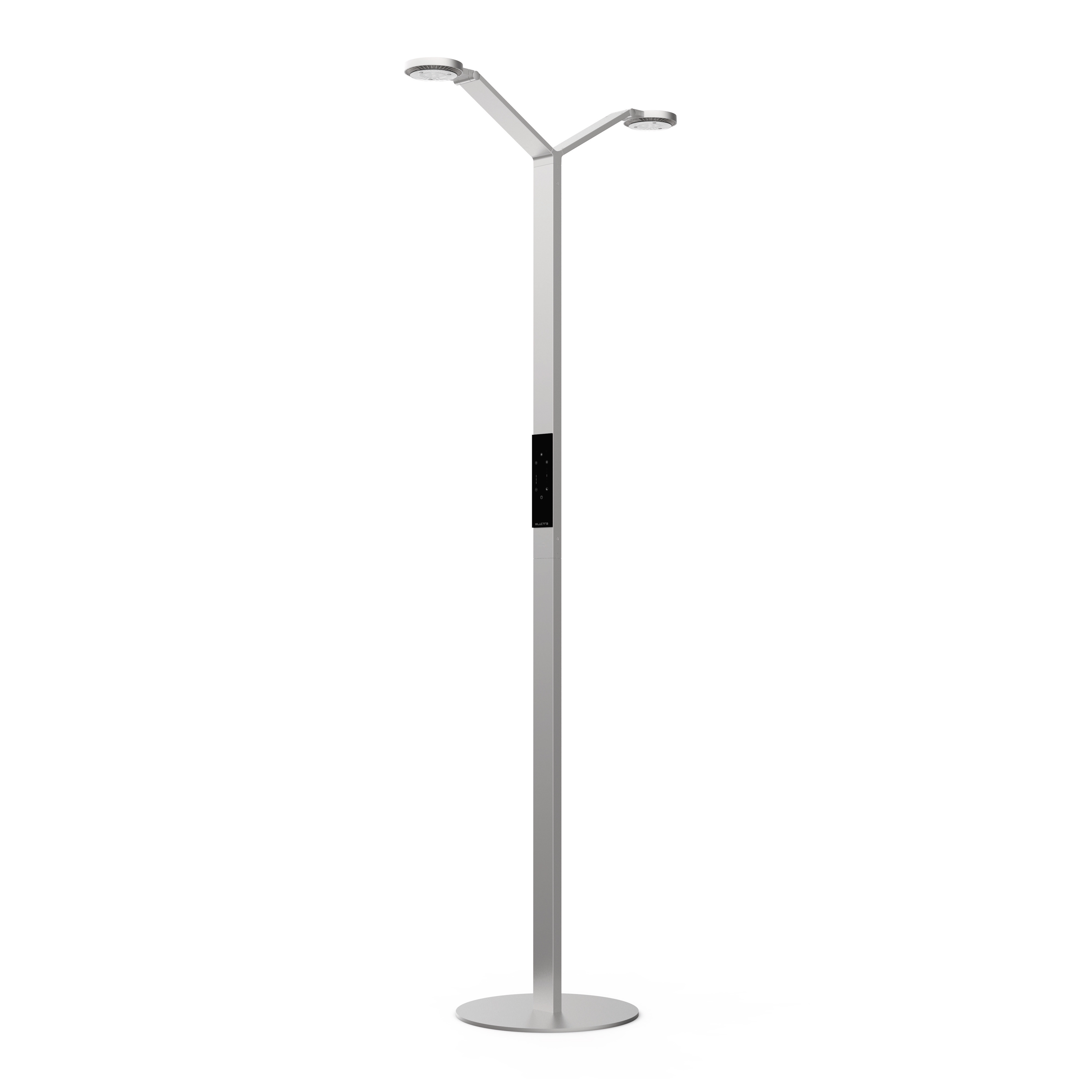 Display product FLOOR TWIN RADIAL aluminium from manufacturer LUCTRA