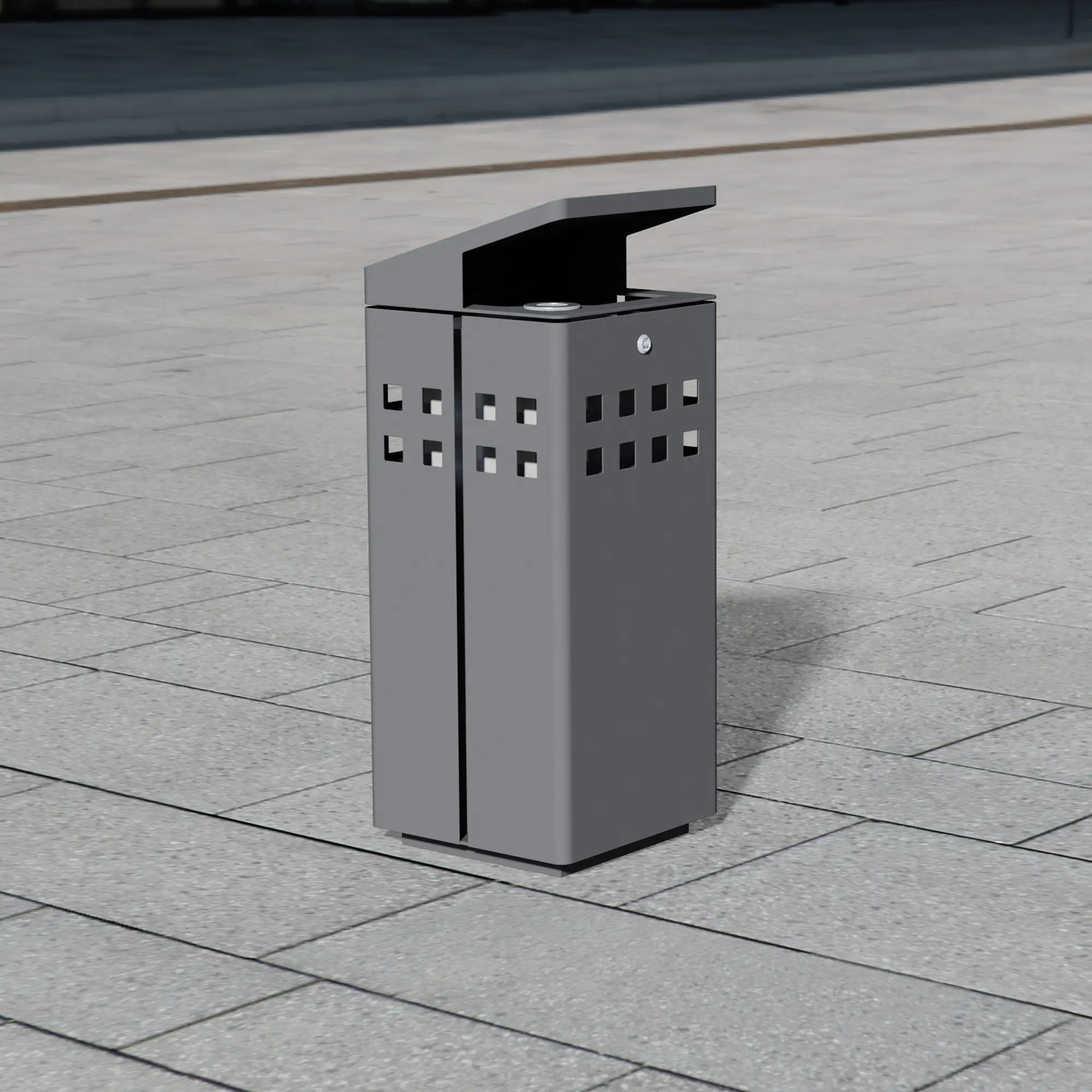 BENKERT-BAENKE - Litter bin 1320 with and without ashtray