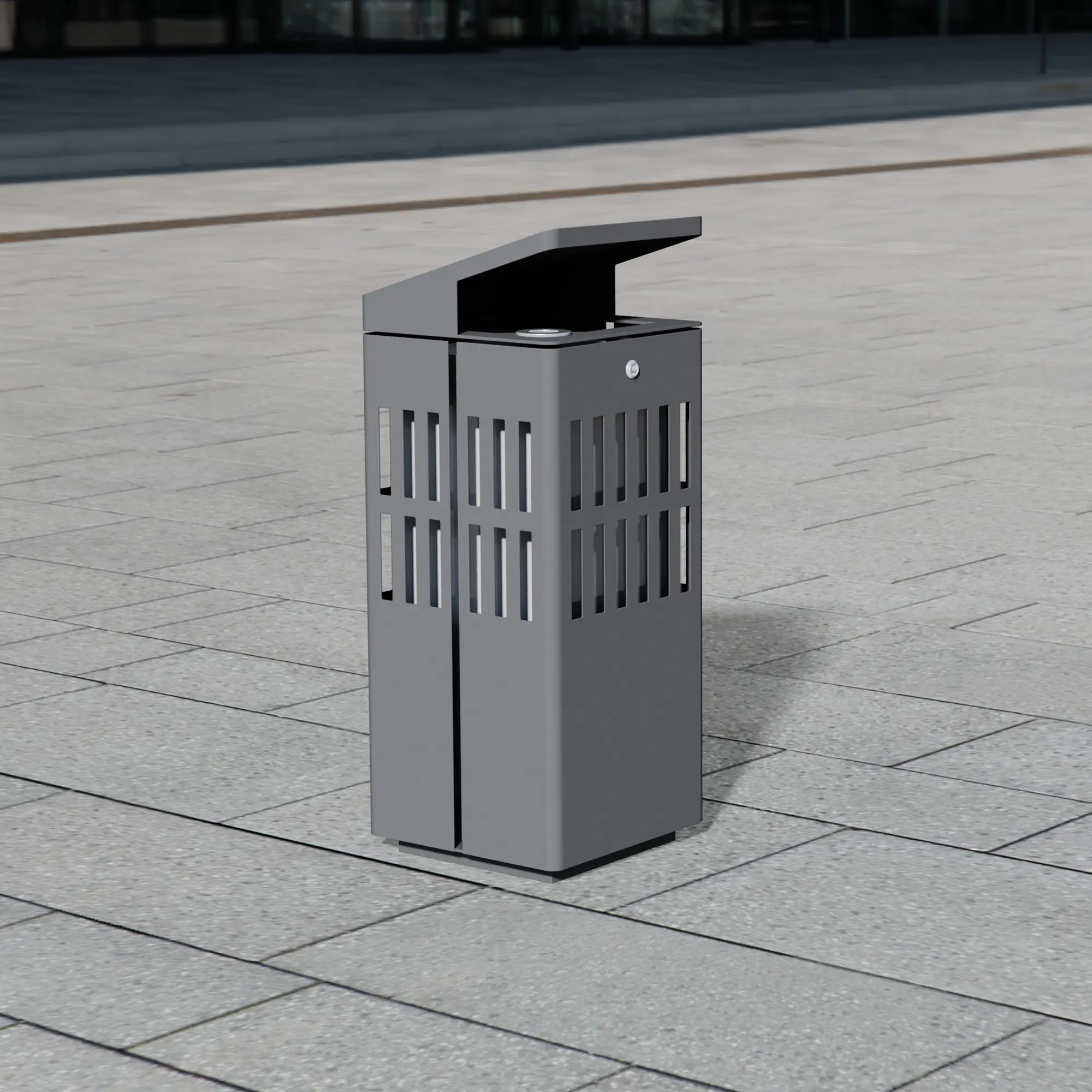 BENKERT-BAENKE - Litter bin 1520 with and without ashtray