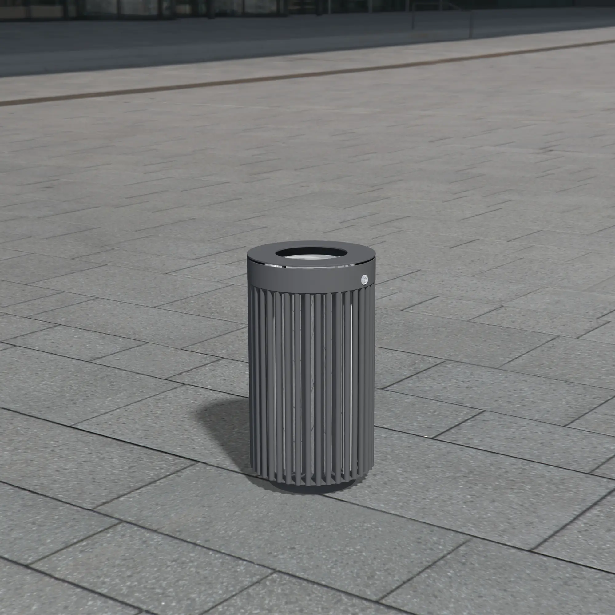 BENKERT-BAENKE - Abfallbehälter 110 mit Überdachung