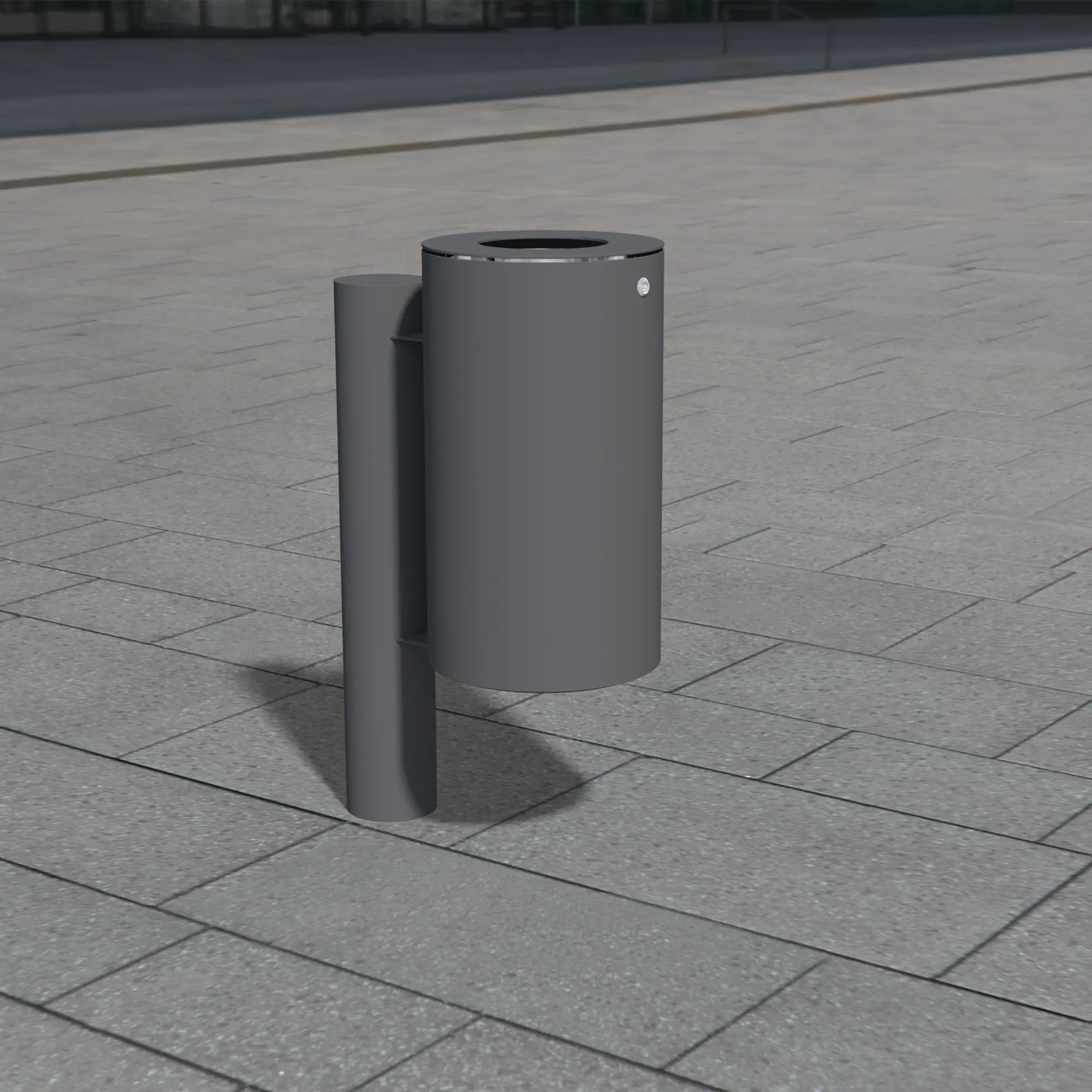 BENKERT-BAENKE - Litter bin 230 with and without ashtray
