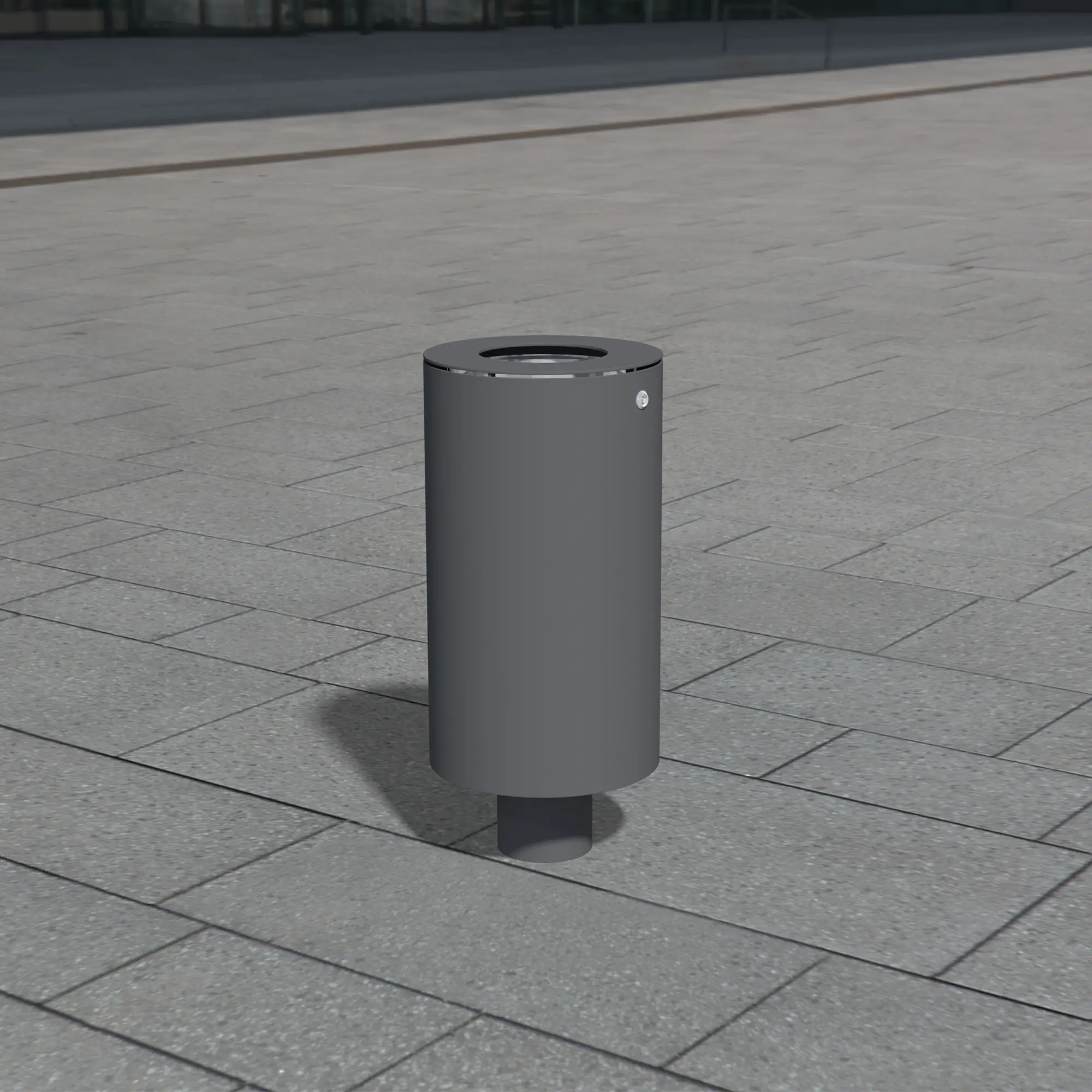 BENKERT-BAENKE - Litter bin 240 with and without ashtray