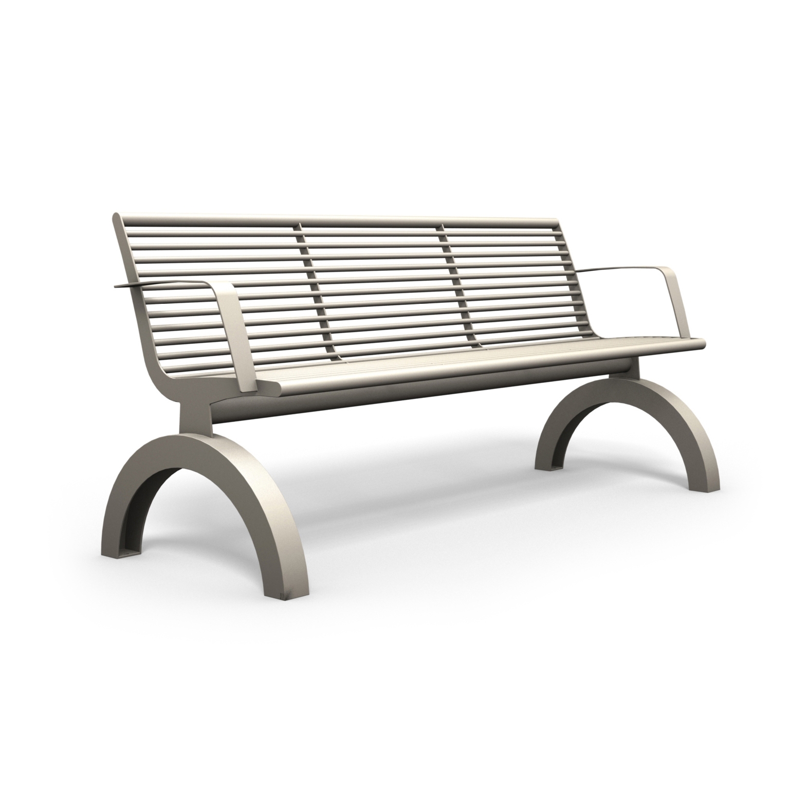 Display product Siardo 140R Bench with armrests from manufacturer BENKERT-BAENKE