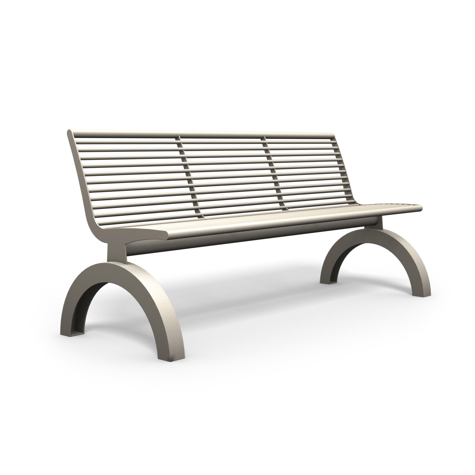 Display product Siardo 140R Bench without armrests from manufacturer BENKERT-BAENKE