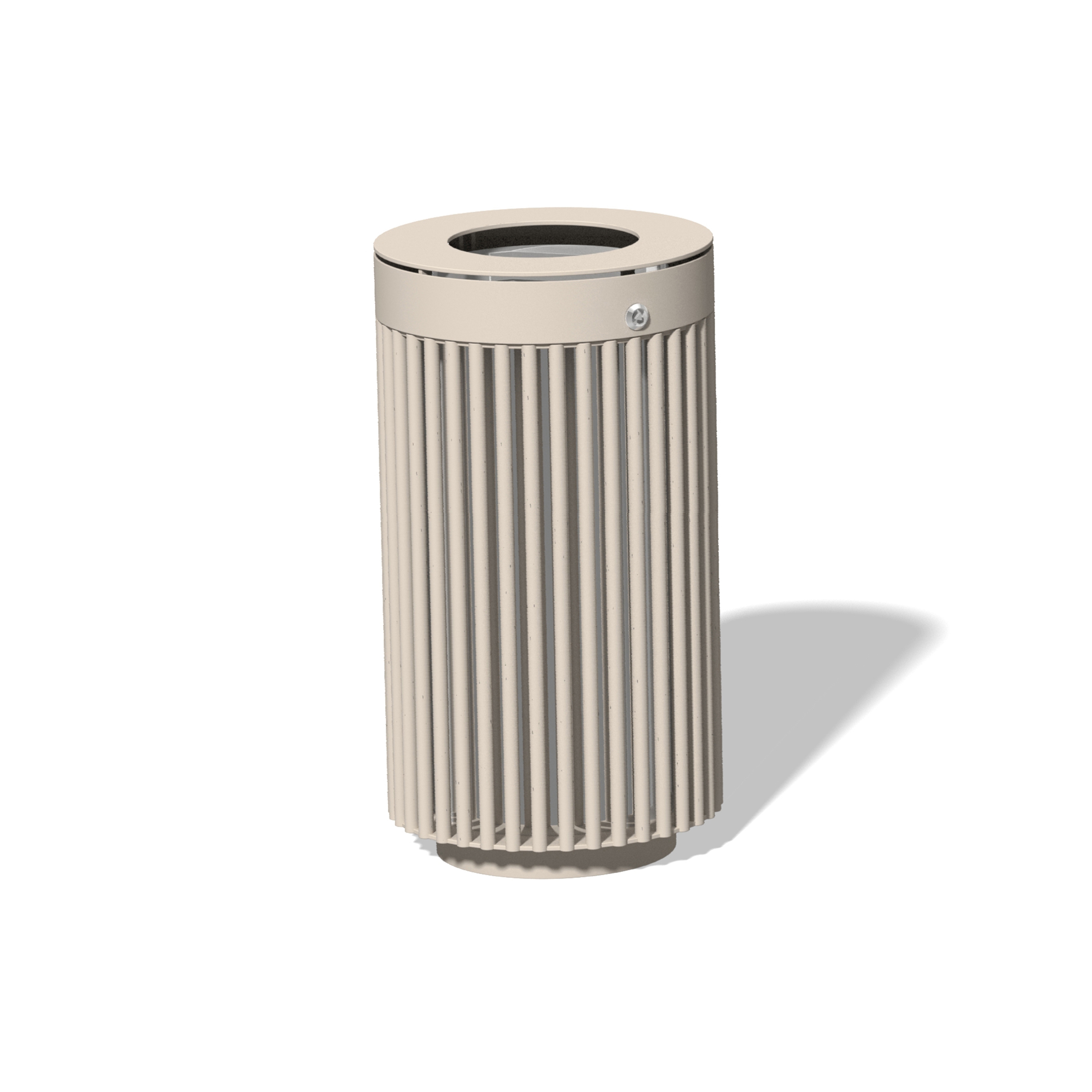 Display product Litter bin 110 with and without ashtray from manufacturer BENKERT-BAENKE