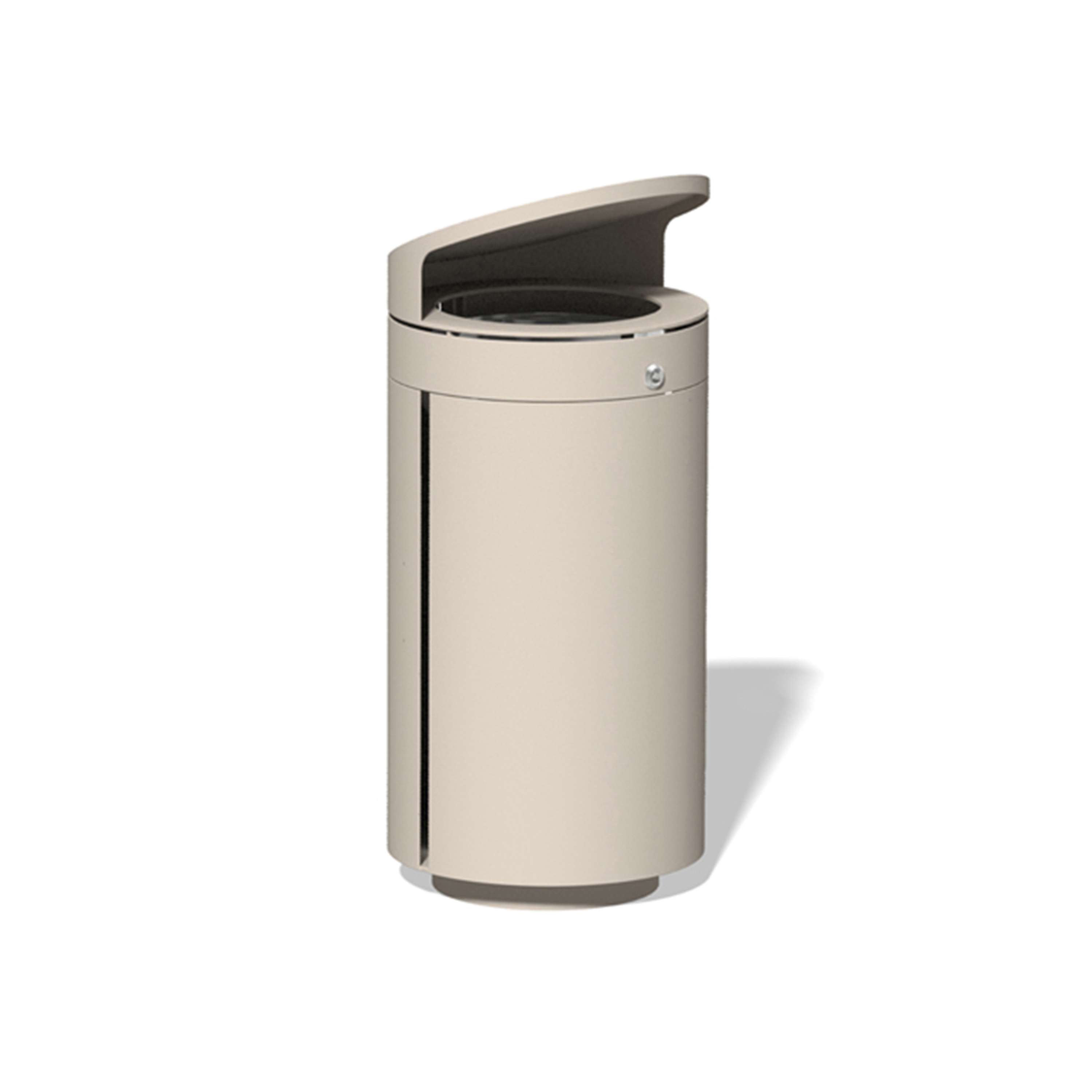 Display product Litter bin 210 with roof top from manufacturer BENKERT-BAENKE