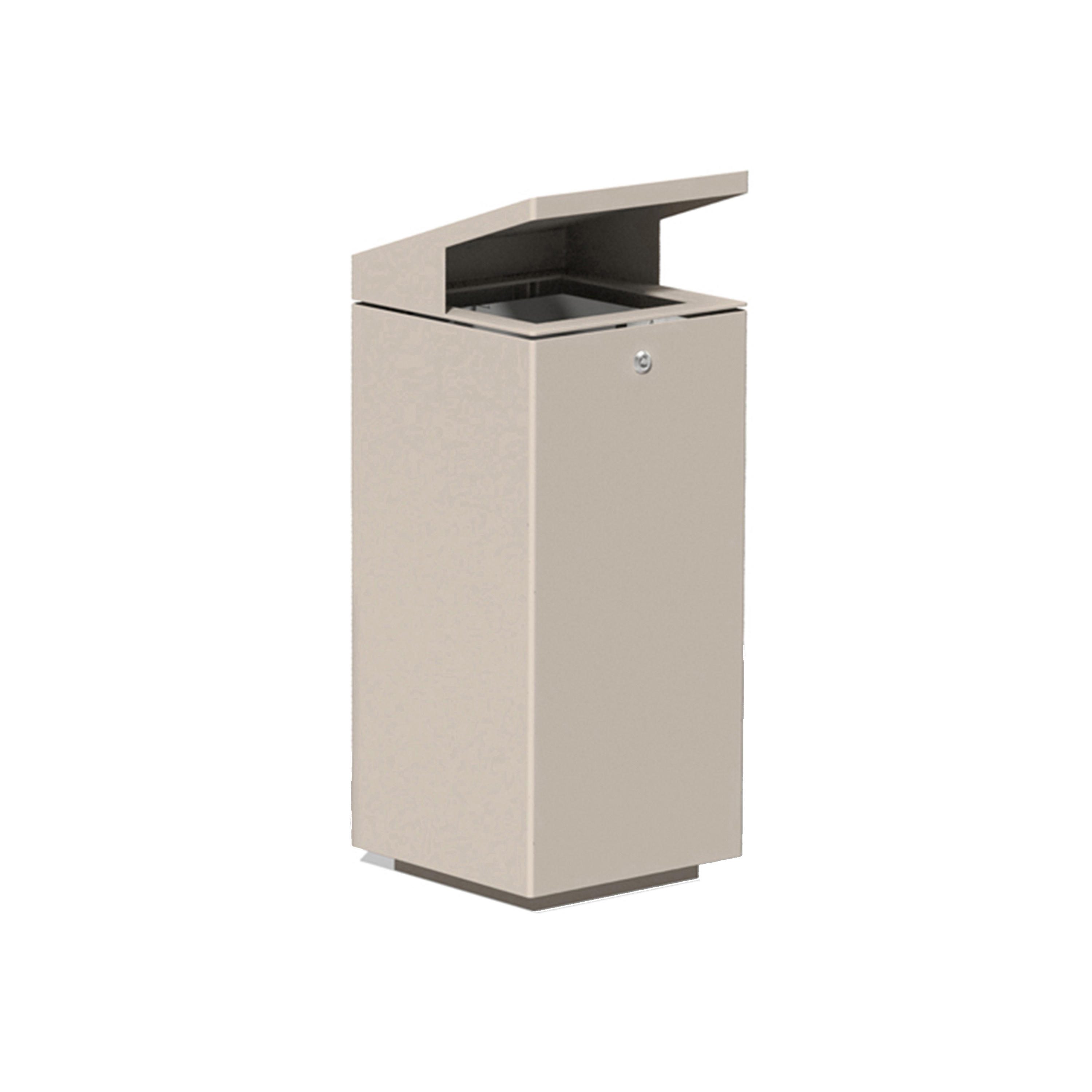 Display product Litter bin 710 with roof top from manufacturer BENKERT-BAENKE
