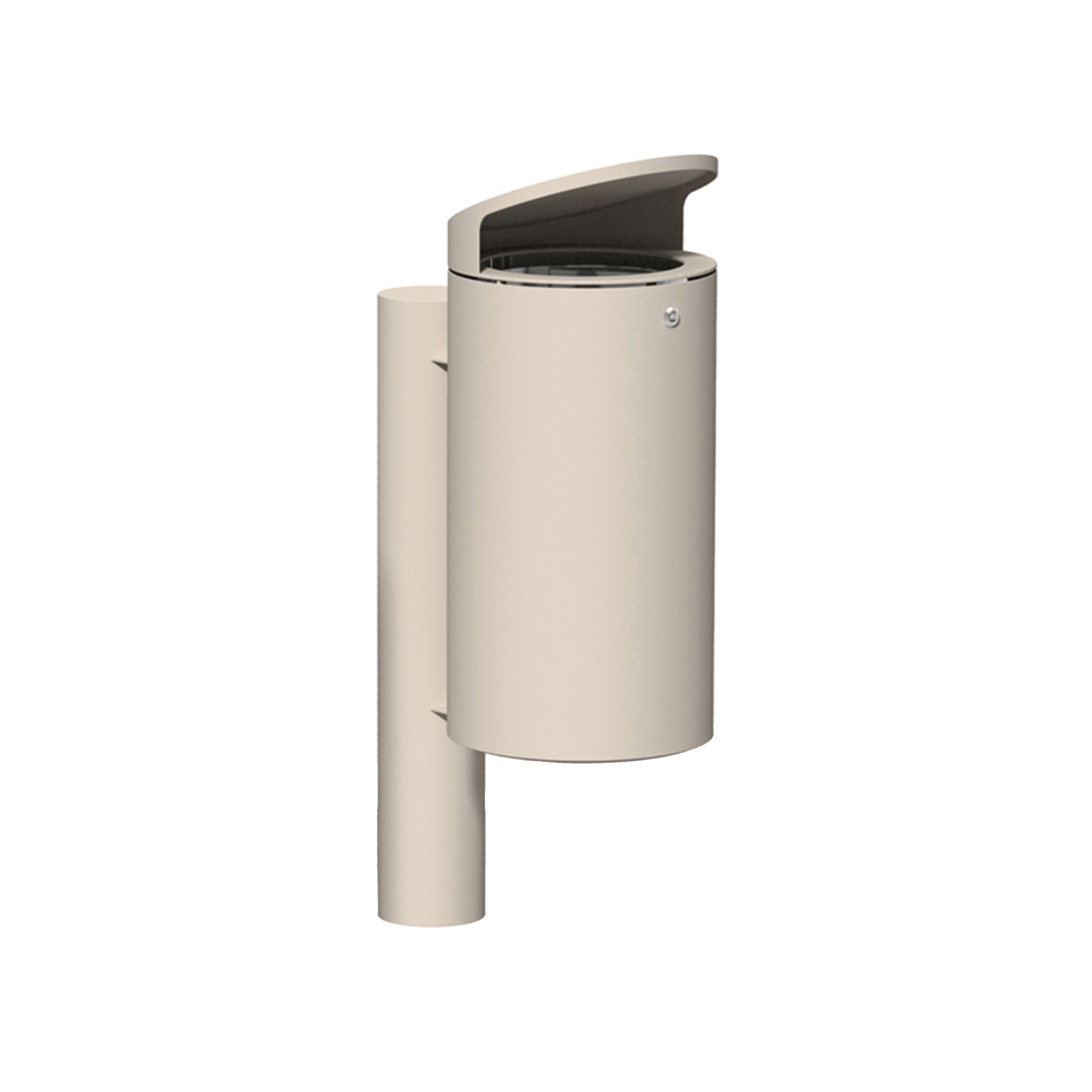 Display product Litter bin 230 with roof top from manufacturer BENKERT-BAENKE