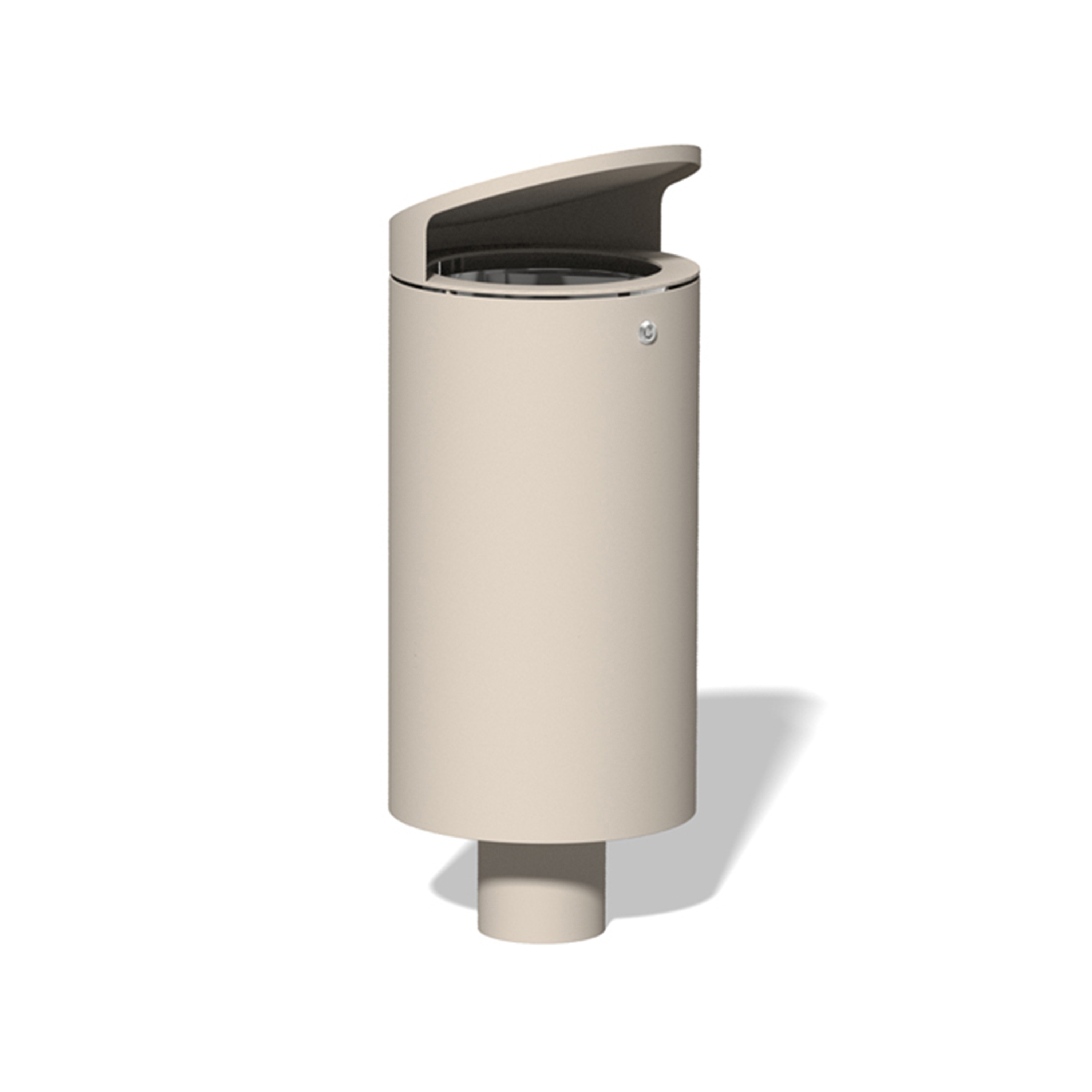 Display product Litter bin 240 with roof top from manufacturer BENKERT-BAENKE