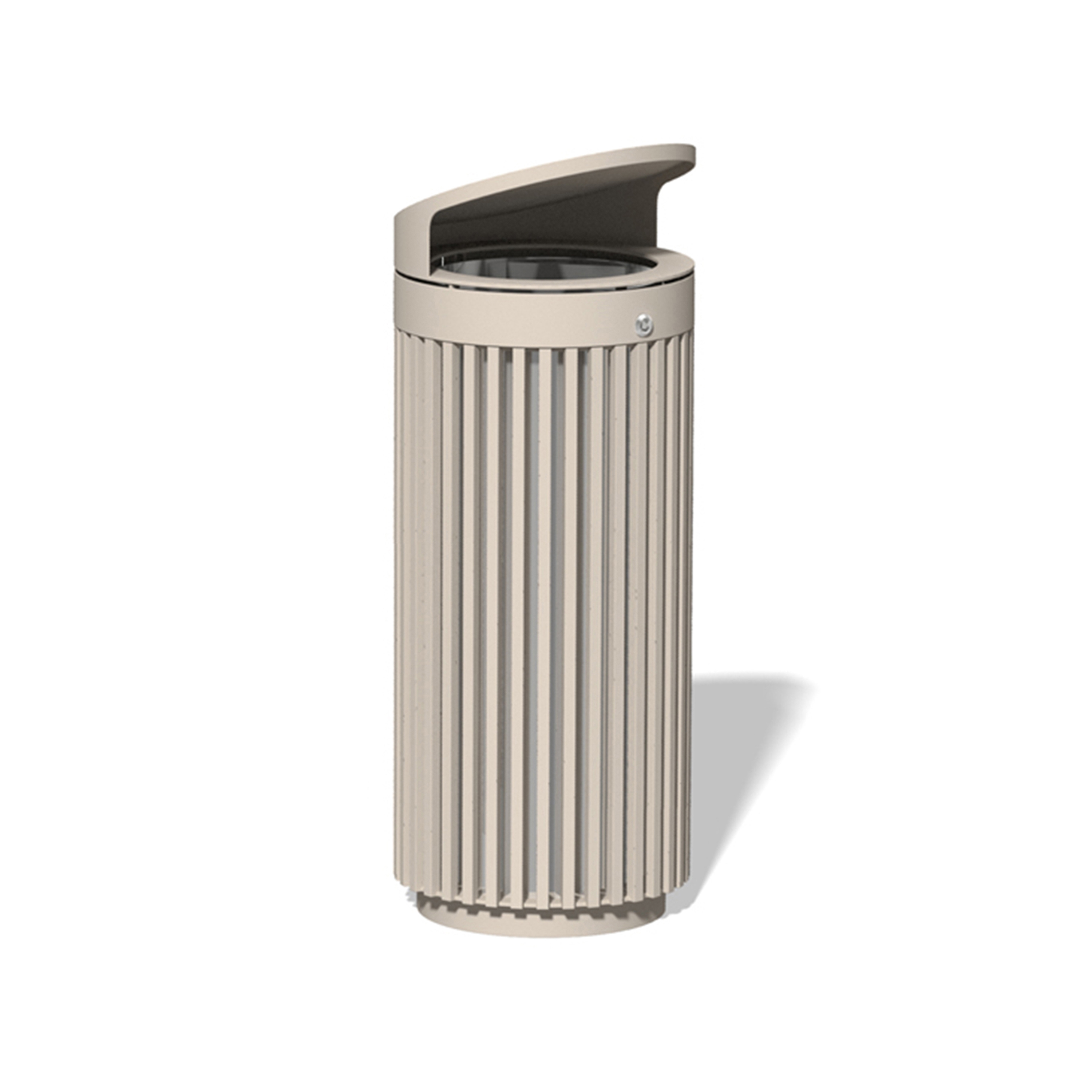 Display product Litter bin 620 with roof top from manufacturer BENKERT-BAENKE